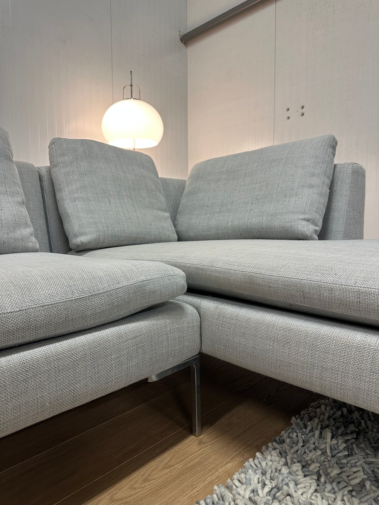 B&B Italia Charles hoekbank Grijs ~ Nieuwprijs €8.000