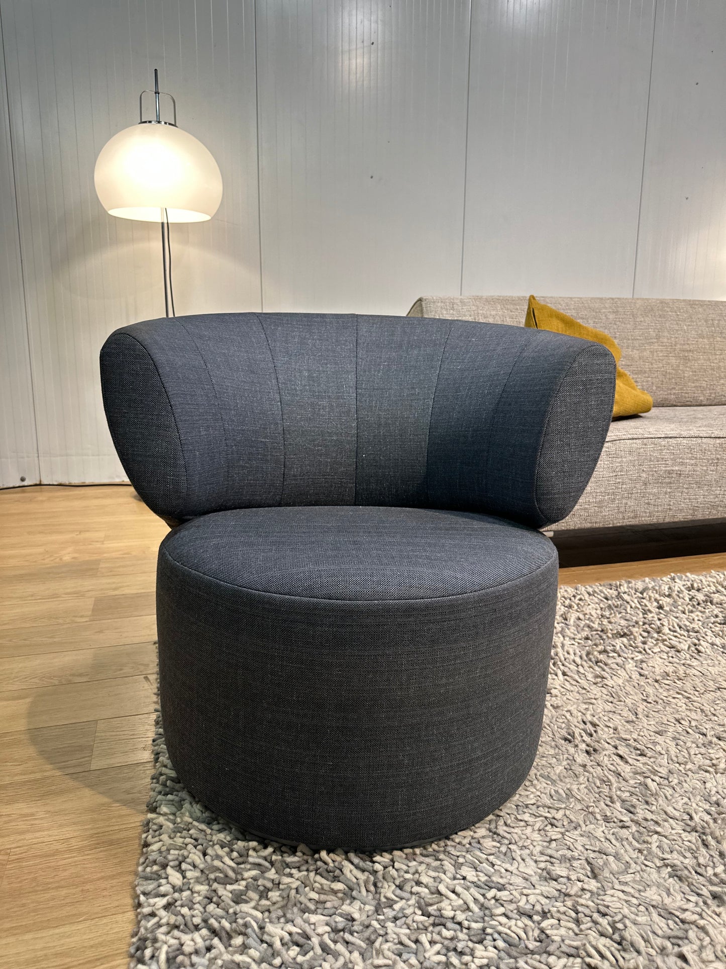 Rolf Benz 684 Draaifauteuil Jeansblauw – Nieuwstaat