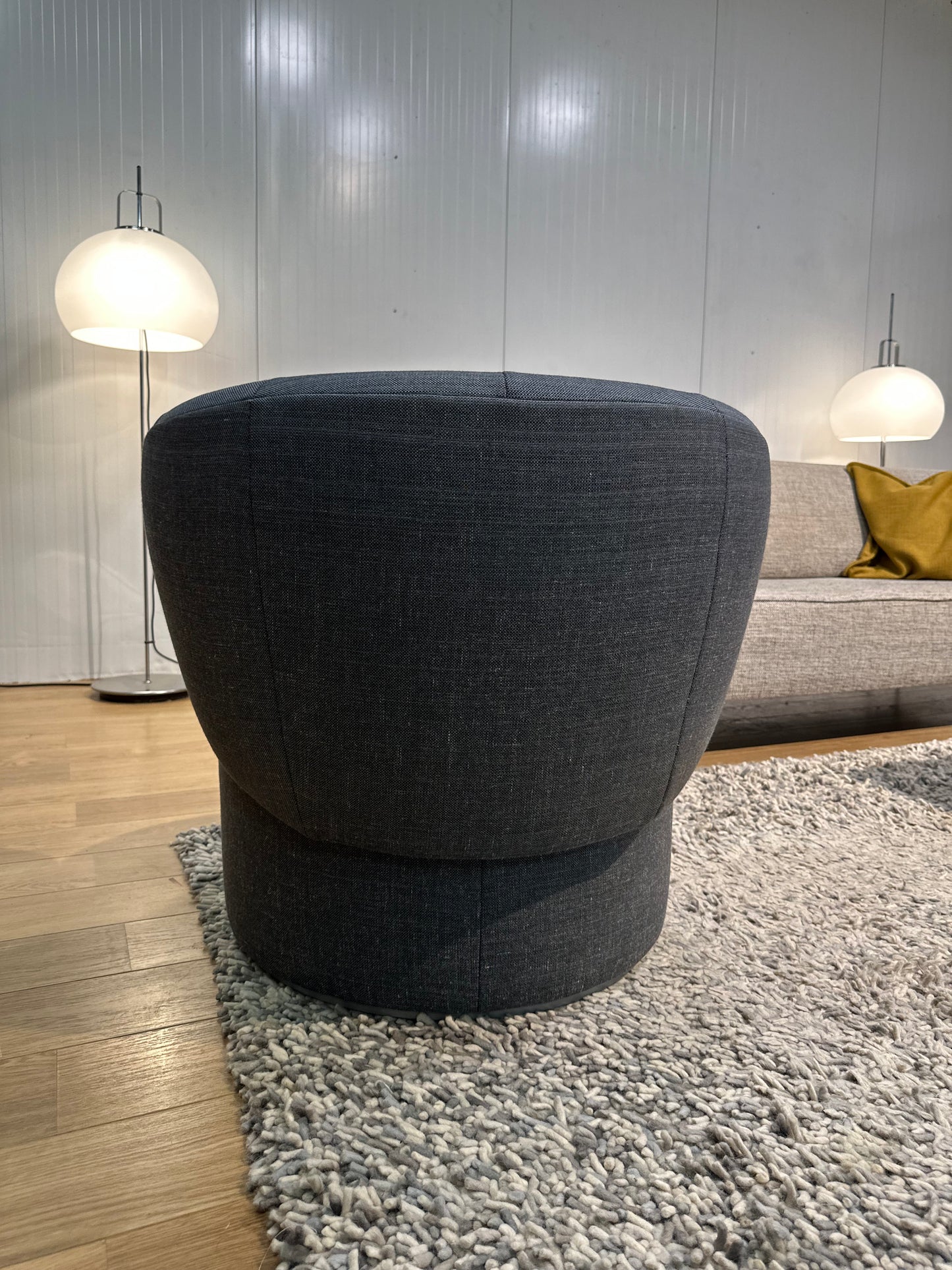 Rolf Benz 684 Draaifauteuil Jeansblauw – Nieuwstaat