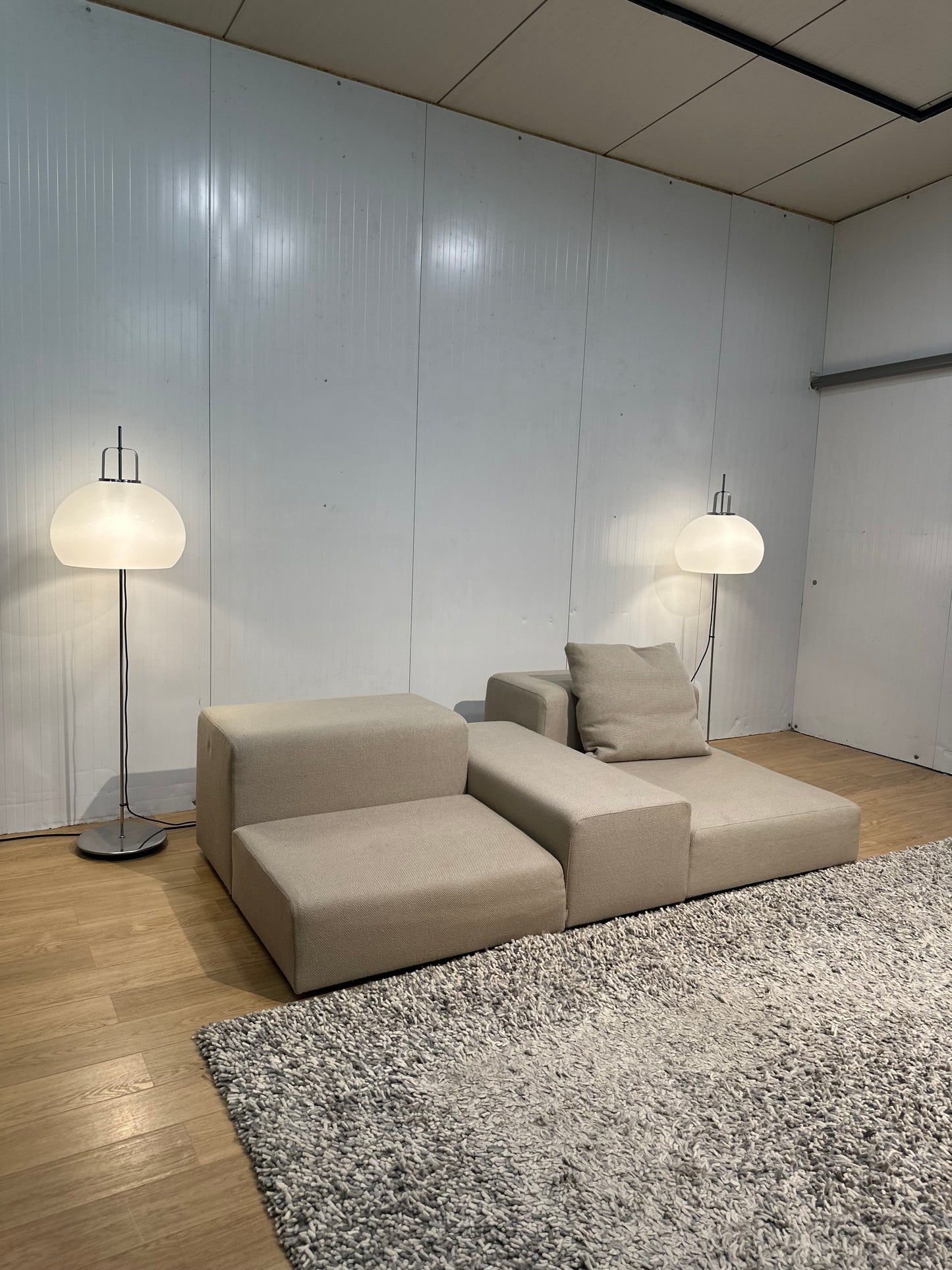 Living Divani Extra Wal Modulaire Set Beige Bank - NP: €8k