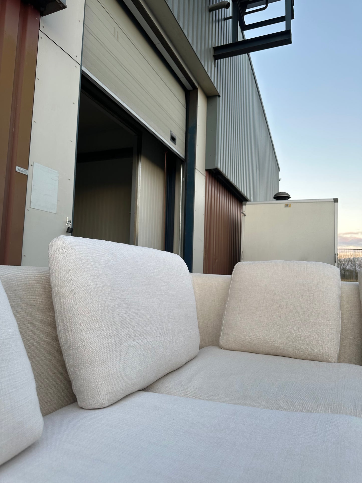 ZGAN B&B Italia Beige Hoekbank ~ Nieuwprijs €10.000