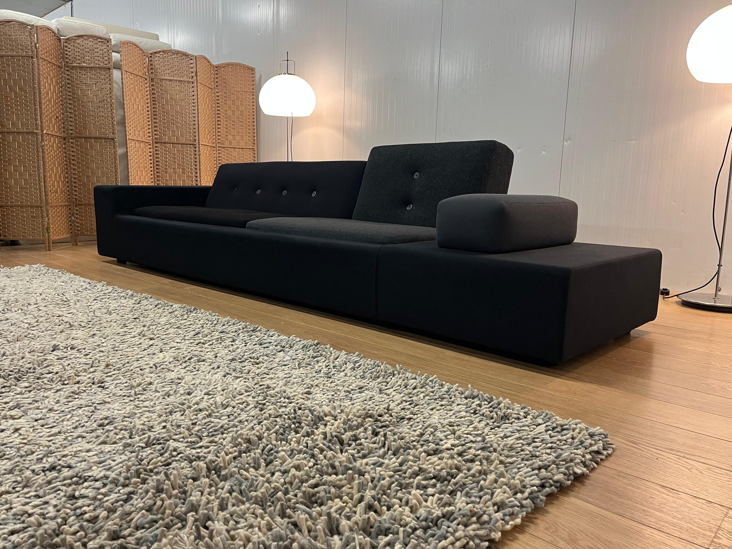 Vitra Poldersofa XXXL – Donkerblauw Mix | NP: €9.000