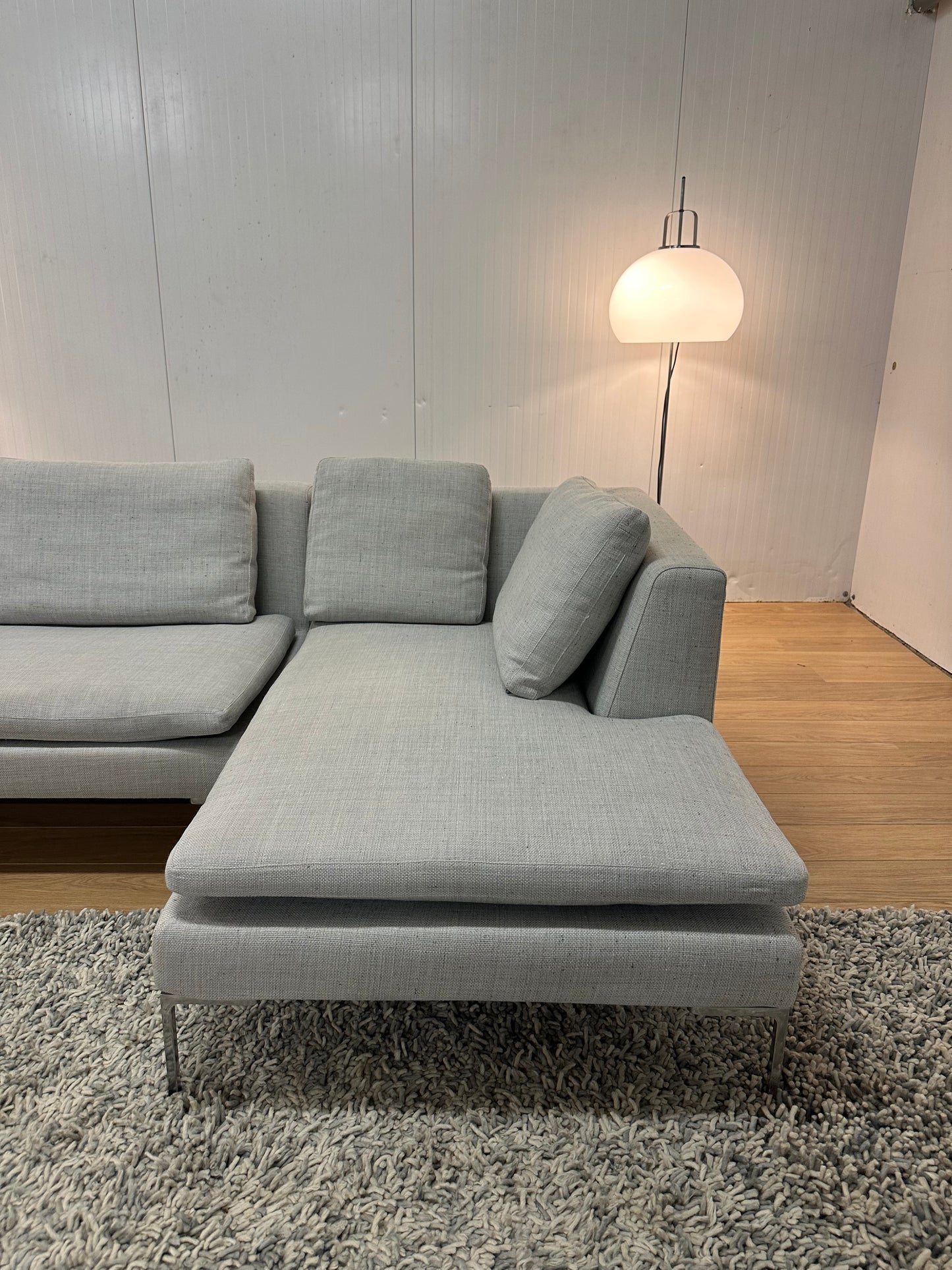 B&B Italia Charles hoekbank Grijs ~ Nieuwprijs €8.000