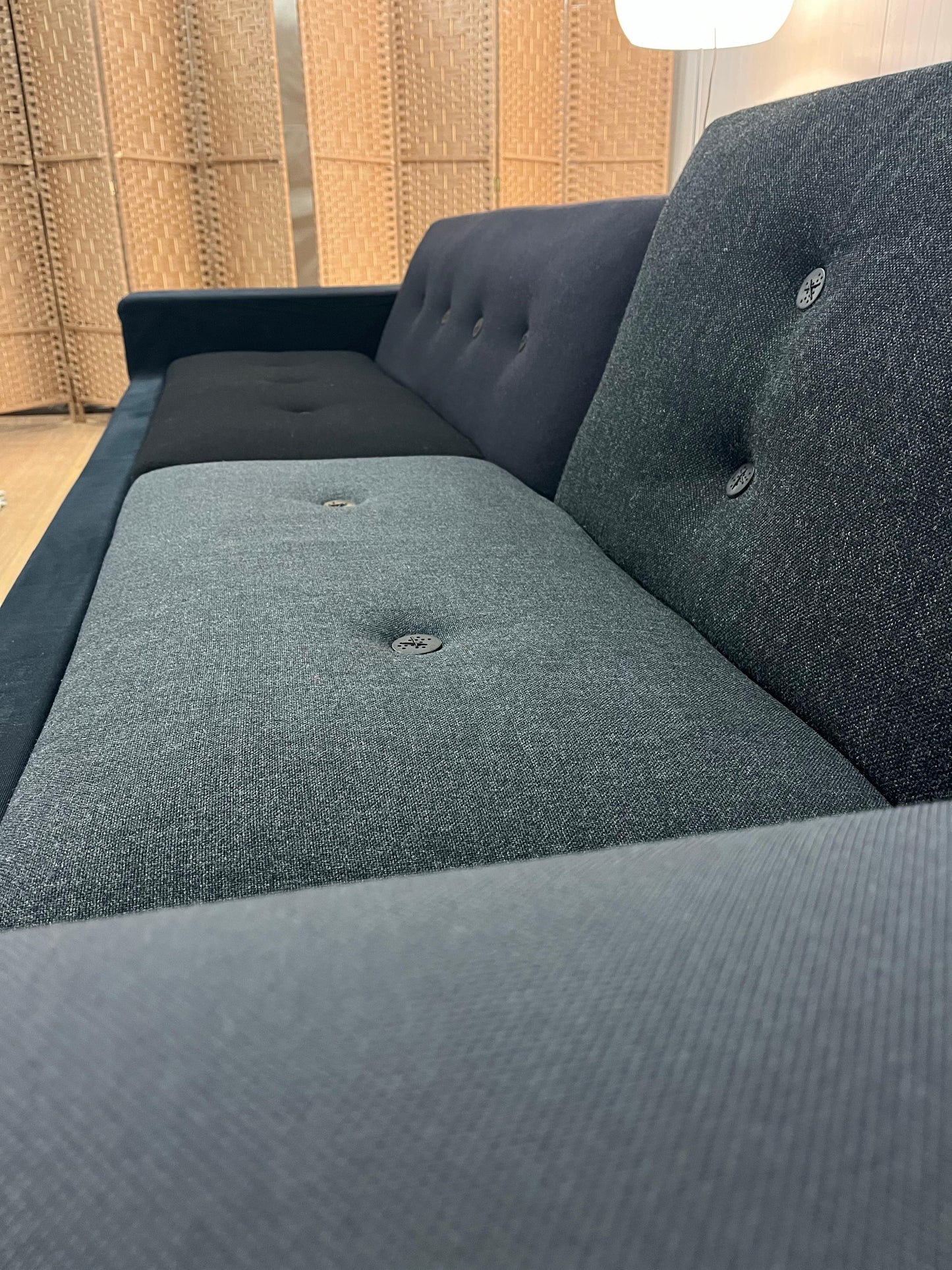 Vitra Poldersofa XXXL – Donkerblauw Mix | NP: €9.000