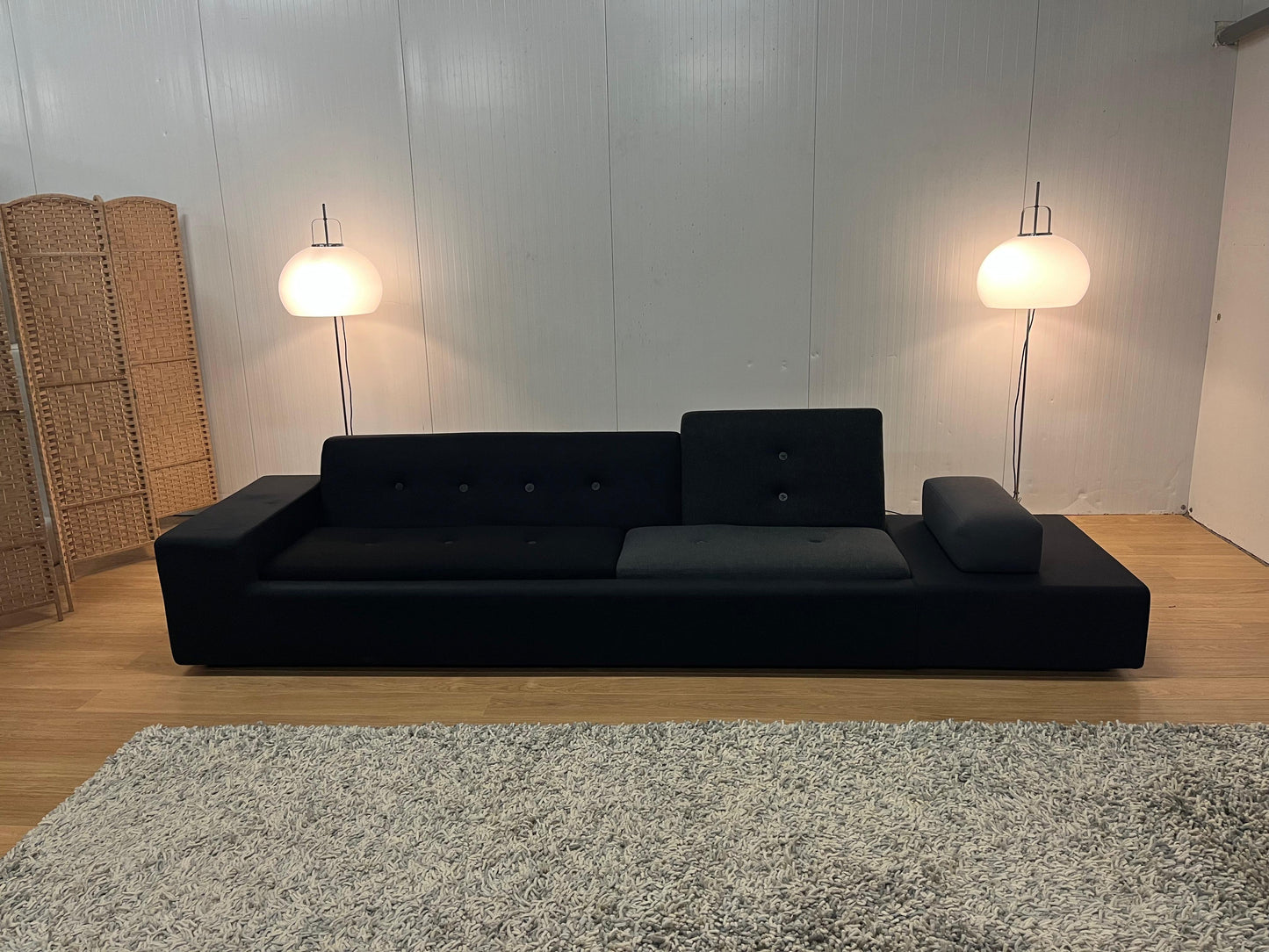 Vitra Poldersofa XXXL – Donkerblauw Mix | NP: €9.000