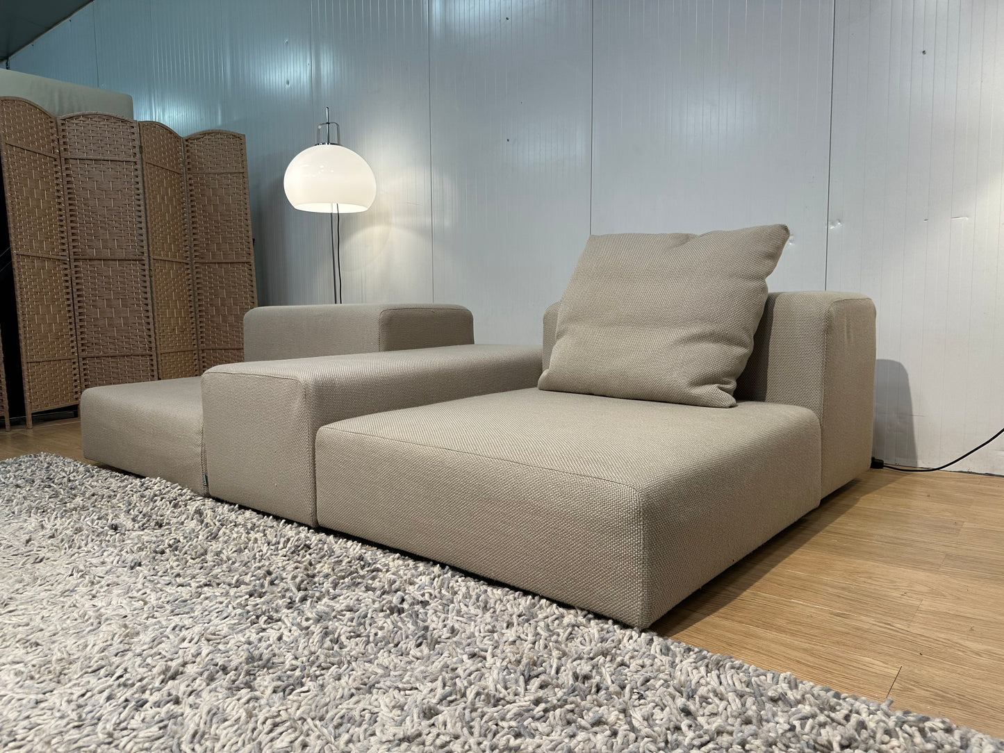 Living Divani Extra Wal Modulaire Set Beige Bank - NP: €8k