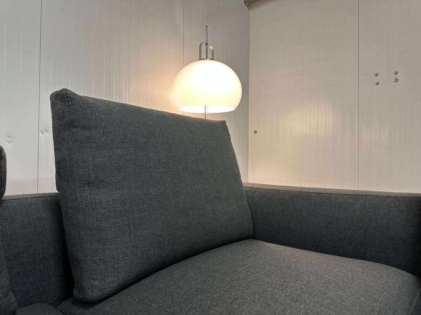 SHOWMODEL Minotti Andersen Hoekbank Donkergrijs NP: €27.500