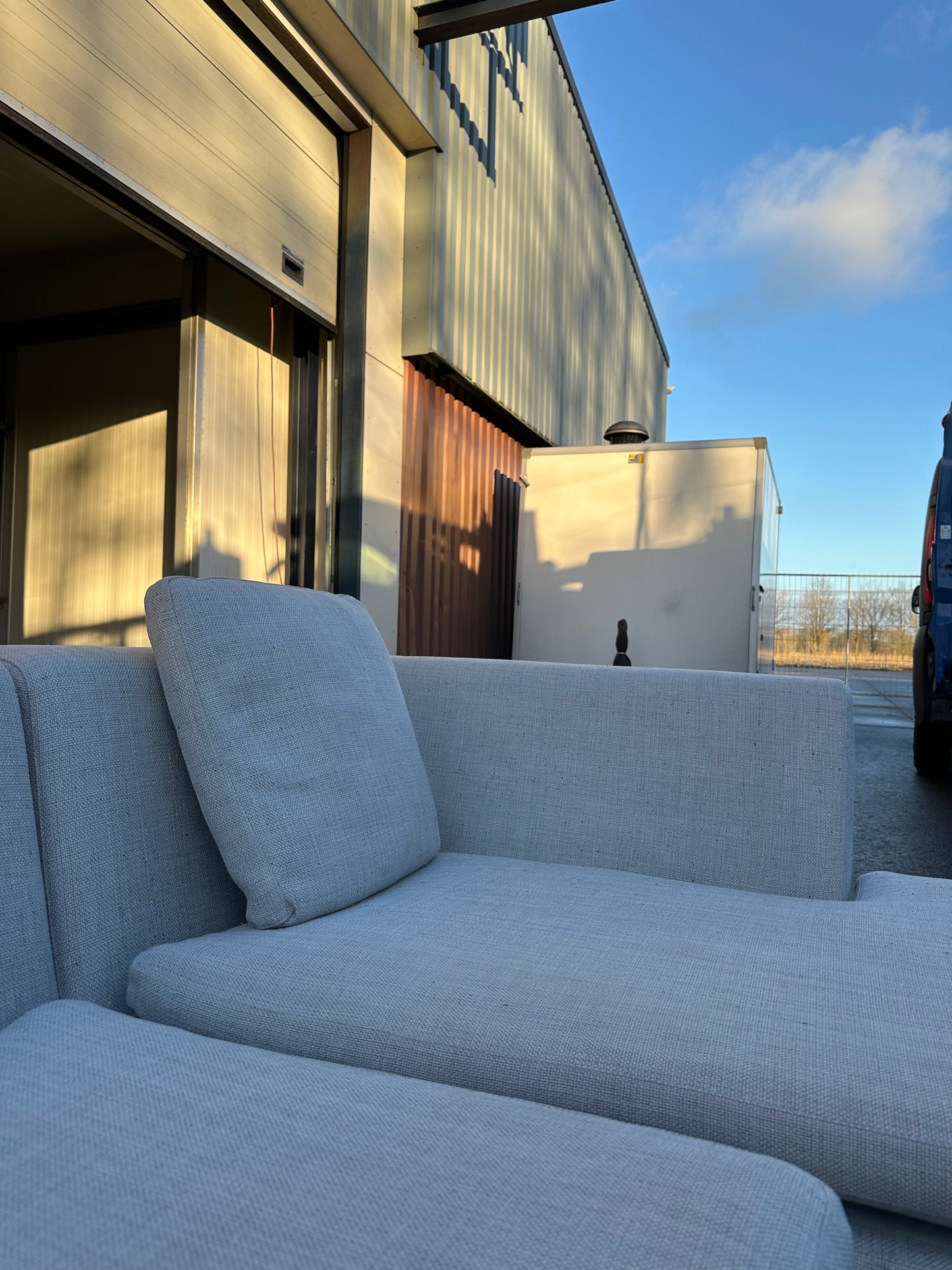 B&B Italia Charles hoekbank Grijs ~ Nieuwprijs €8.000