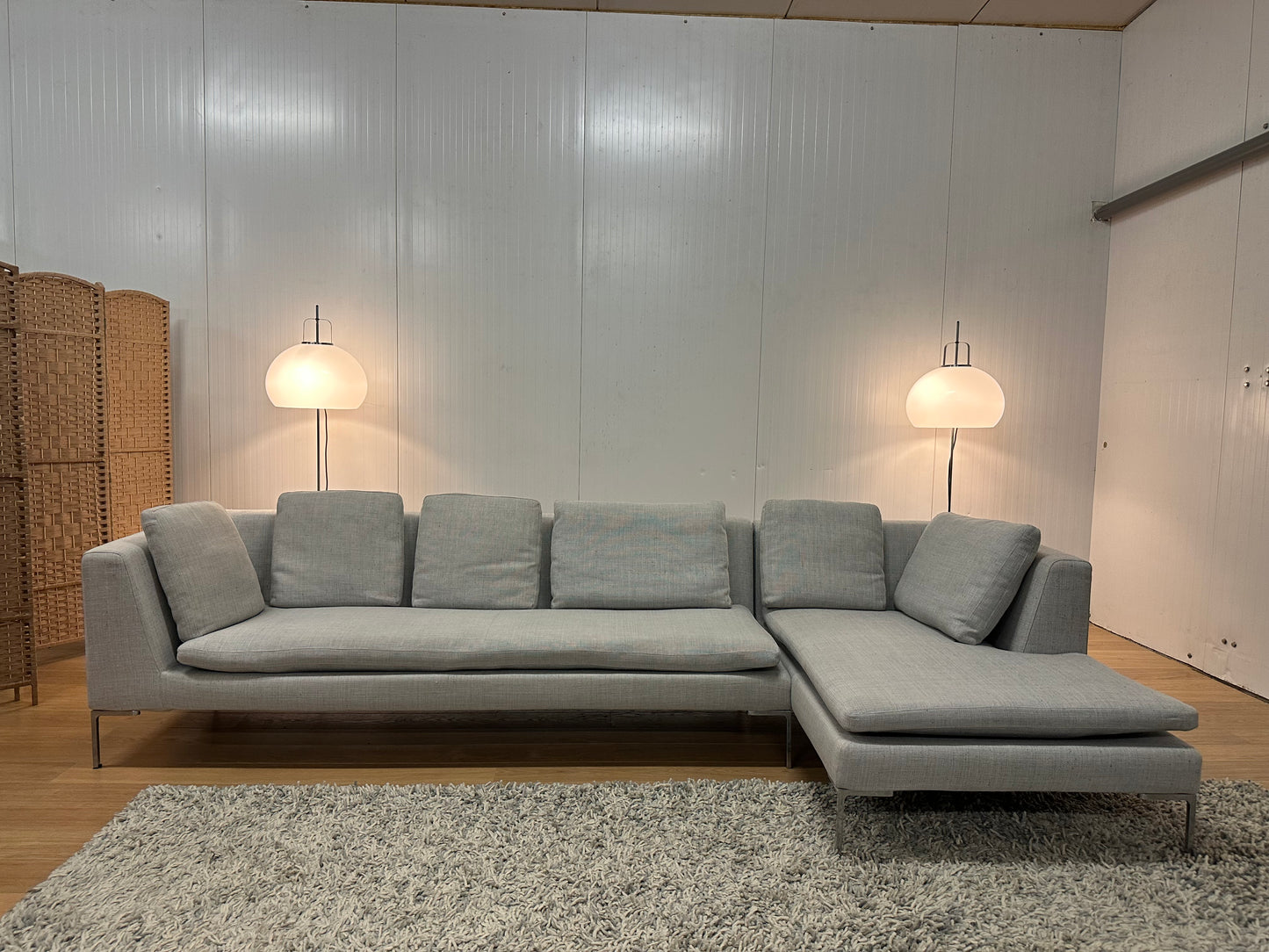 B&B Italia Charles hoekbank Grijs ~ Nieuwprijs €8.000
