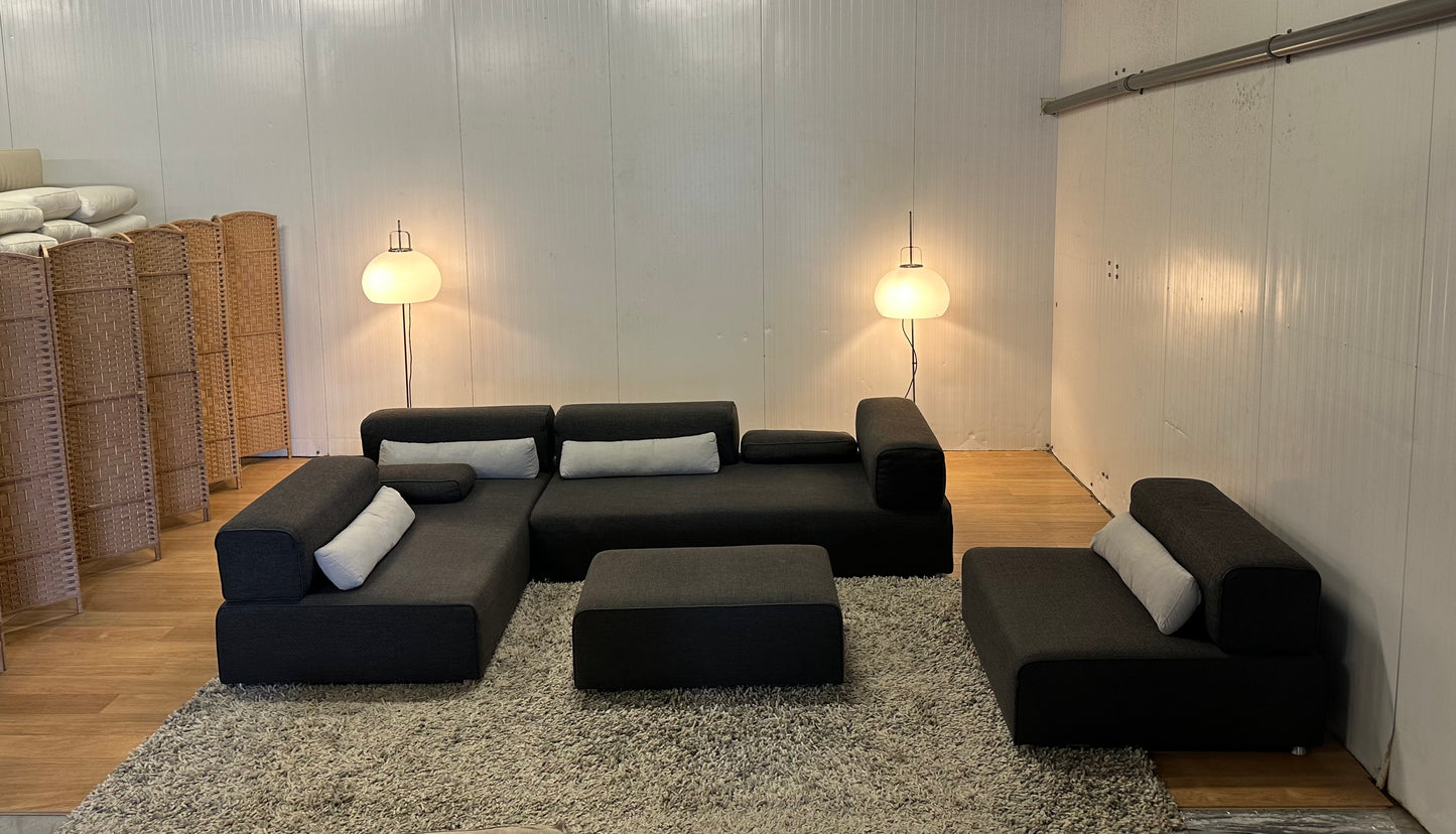 Leolux Ponton 4-delige Modulaire Design Bank met Hocker