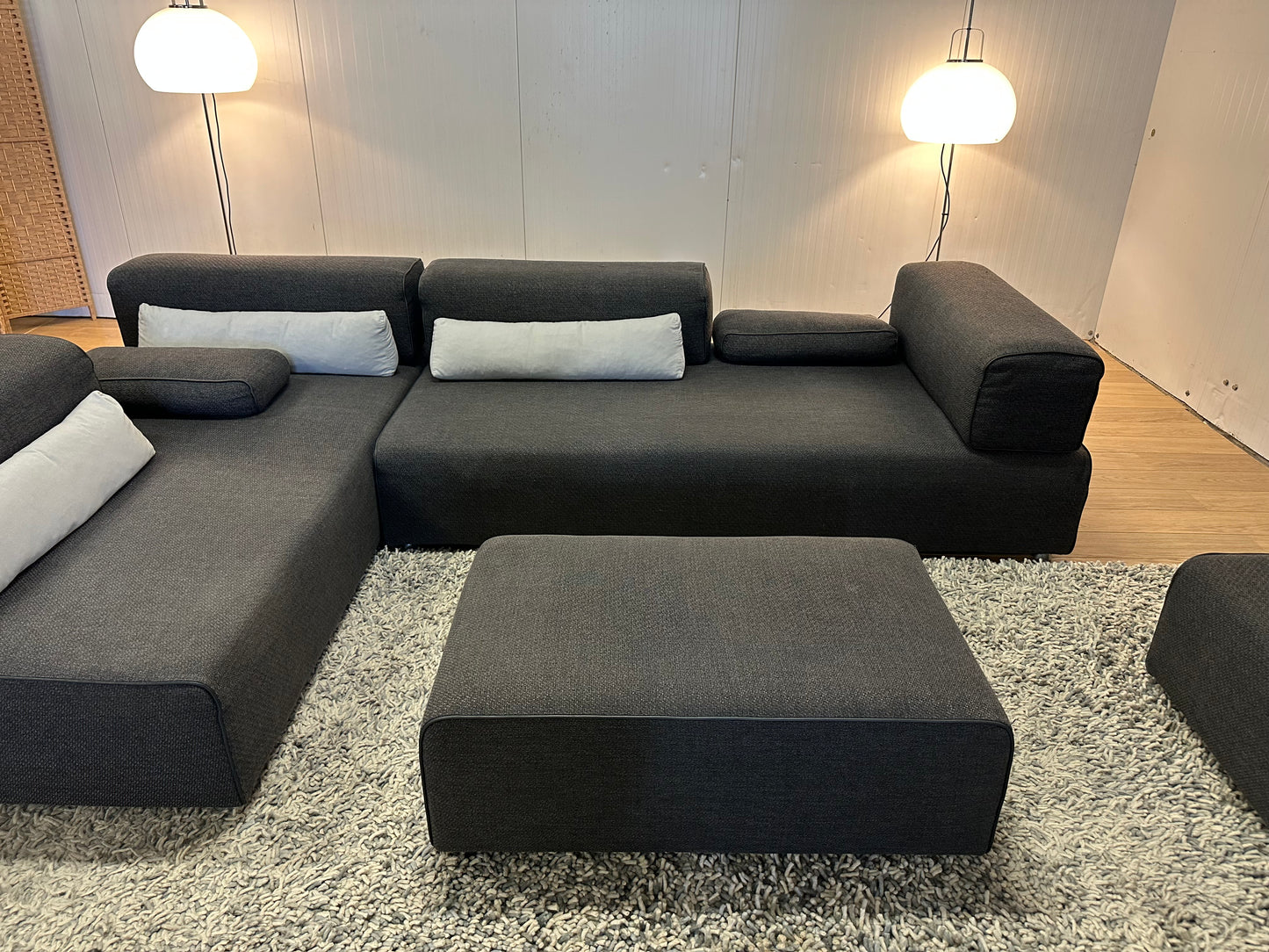 Leolux Ponton 4-delige Modulaire Design Bank met Hocker
