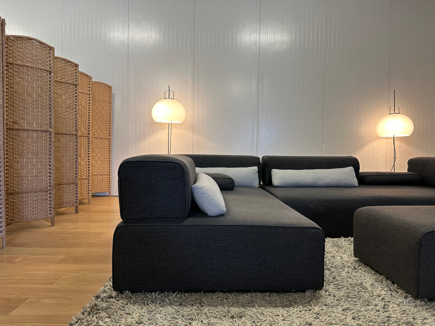 Leolux Ponton 4-delige Modulaire Design Bank met Hocker