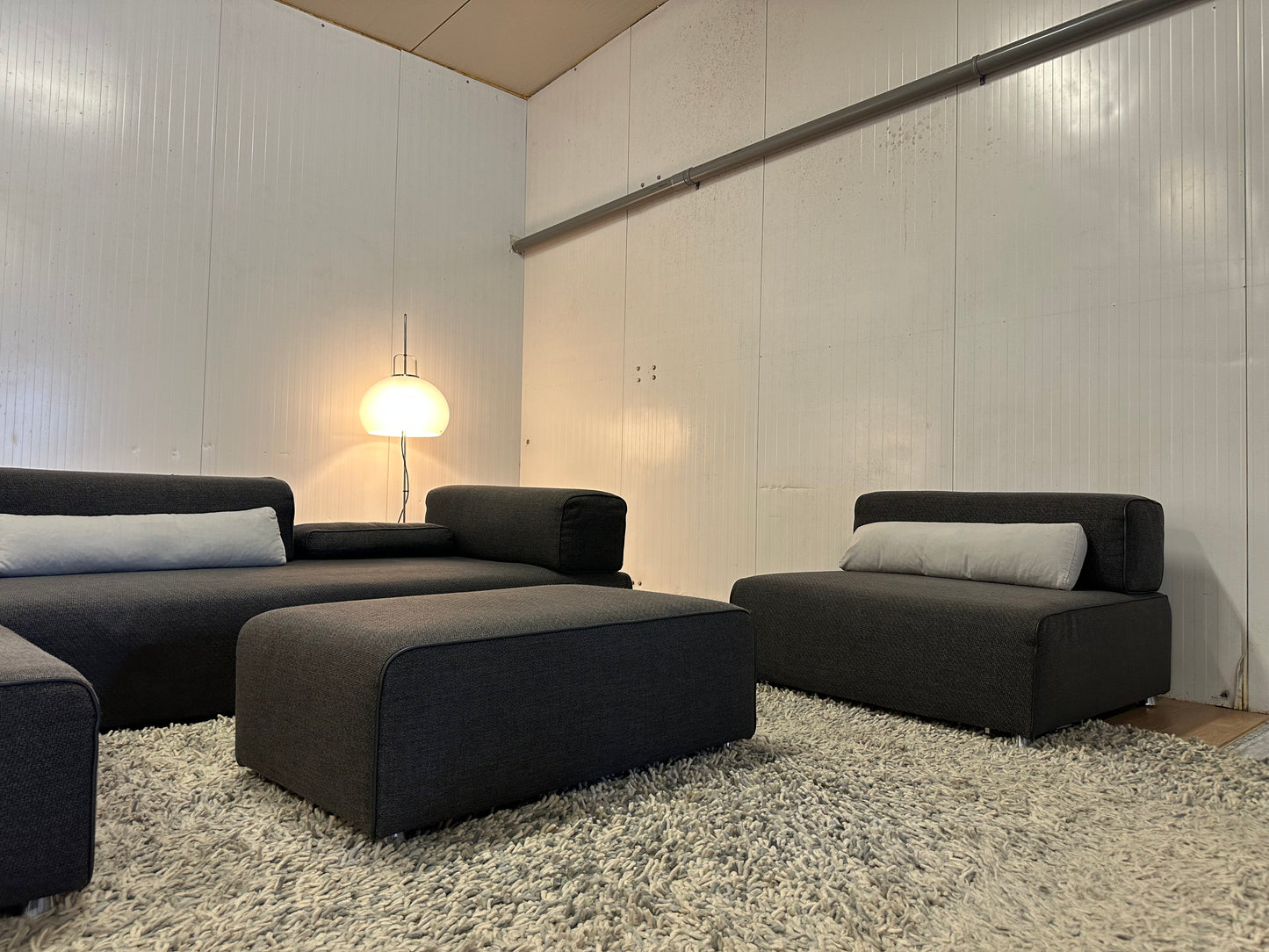 Leolux Ponton 4-delige Modulaire Design Bank met Hocker