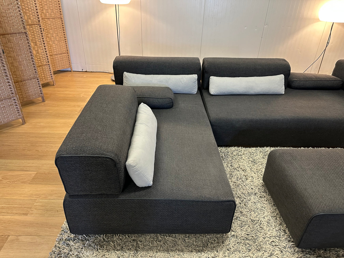 Leolux Ponton 4-delige Modulaire Design Bank met Hocker