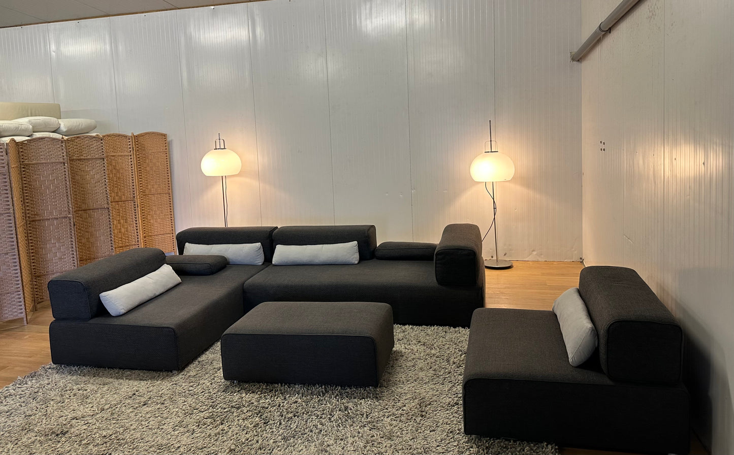 Leolux Ponton 4-delige Modulaire Design Bank met Hocker