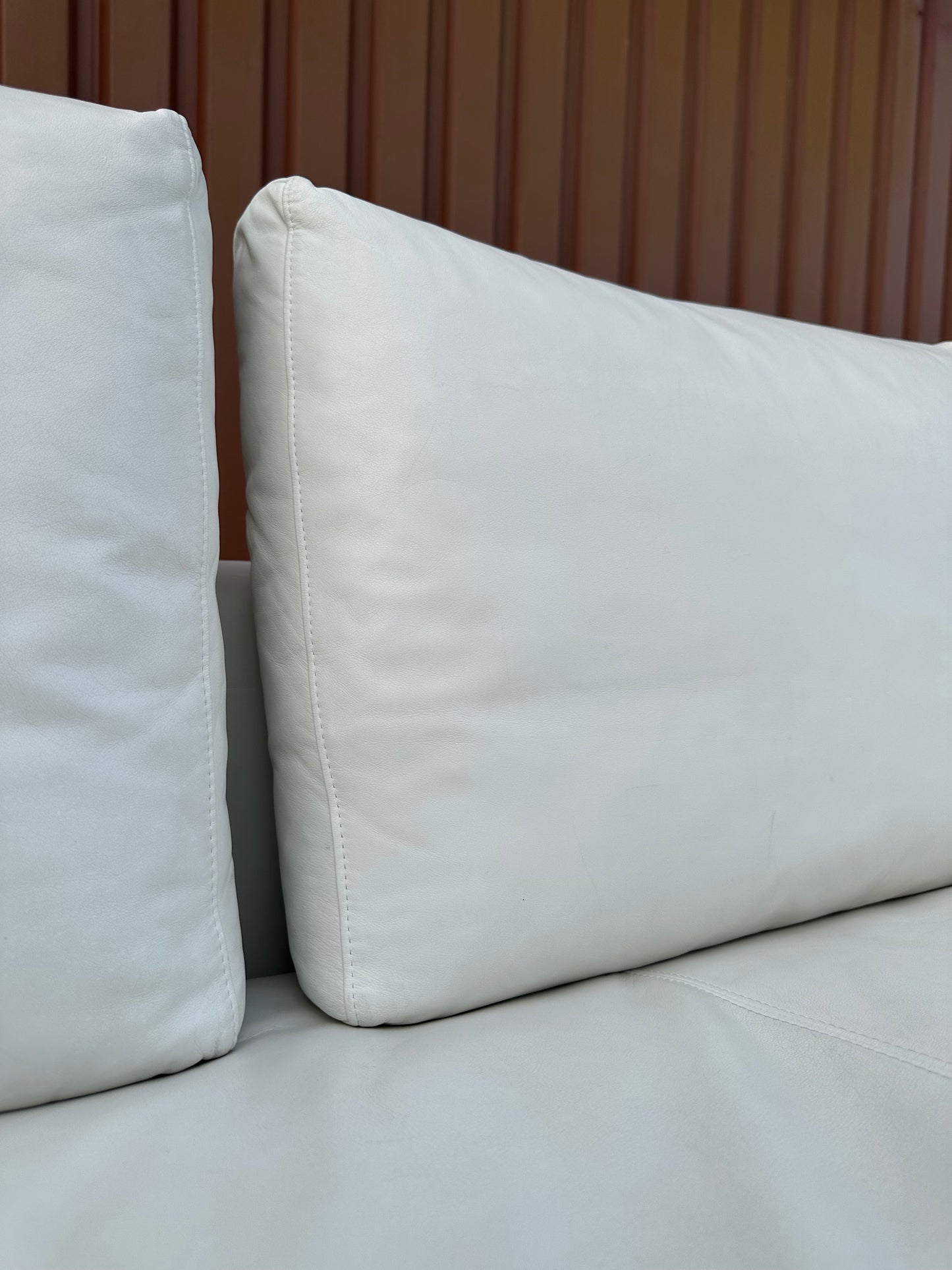 ZGAN Minotti Hamilton | Wit Leer | NP: €30.000