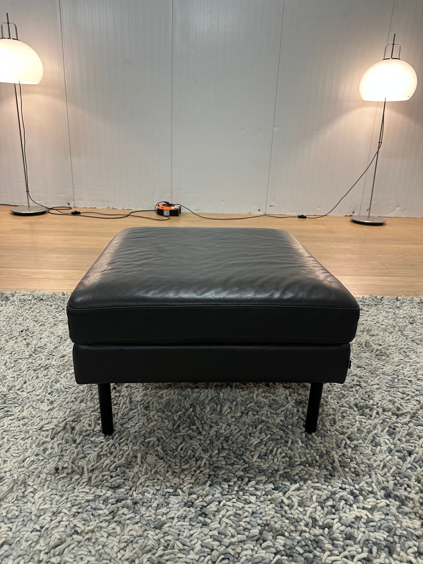 Bolia Hocker Bruin Leer | Met Opbergruimte | Topconditie