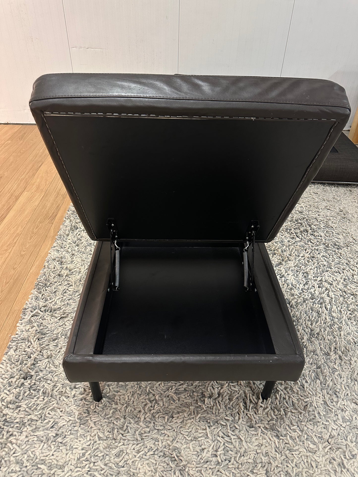 Bolia Hocker Bruin Leer | Met Opbergruimte | Topconditie