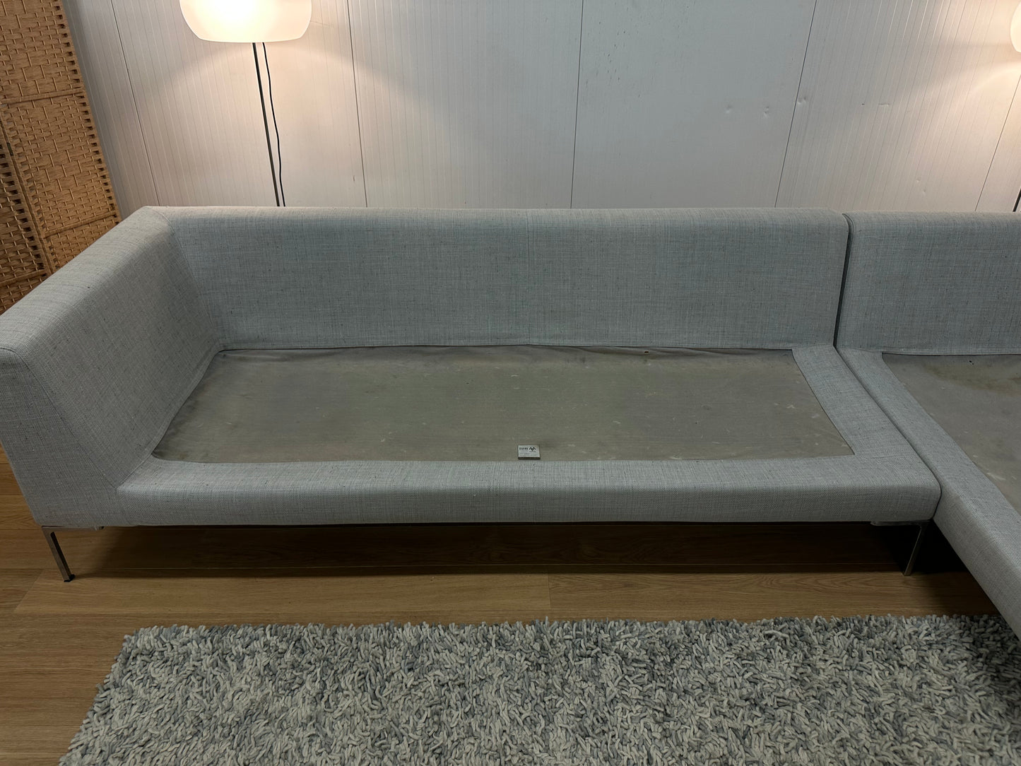 B&B Italia Charles hoekbank Grijs ~ Nieuwprijs €8.000