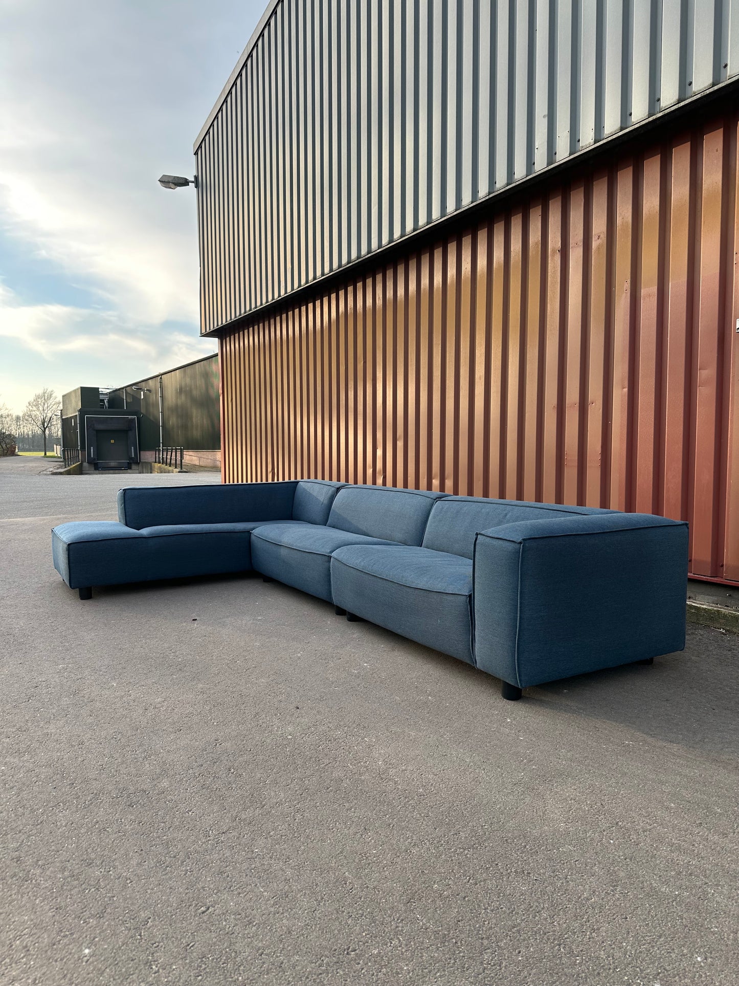 NIEUWSTAAT Fest Dunbar XL Loungebank Donkerblauw - NP: 7.500