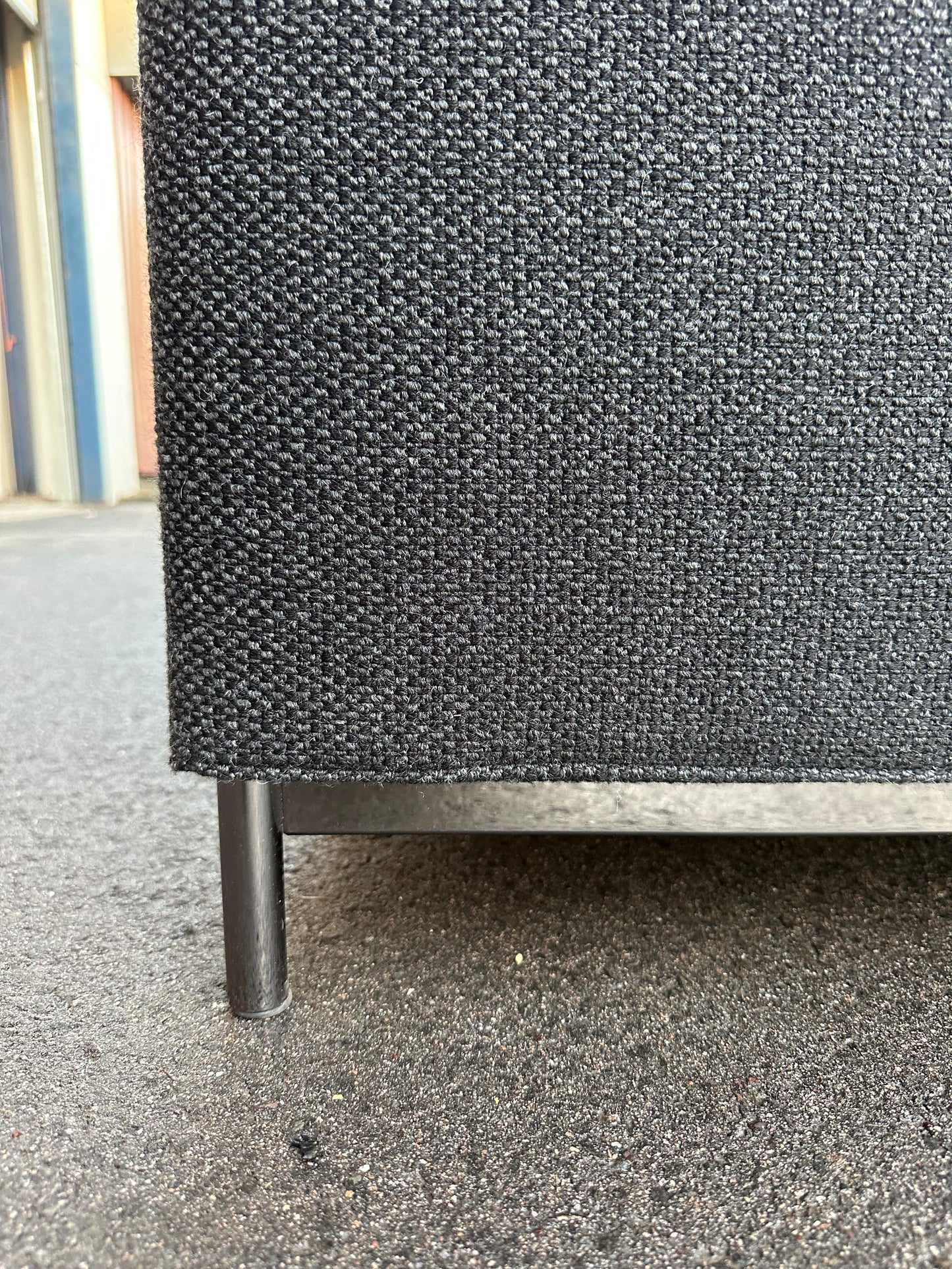 Minotti Zwarte Hoekbank ~ Nieuwprijs €15.000