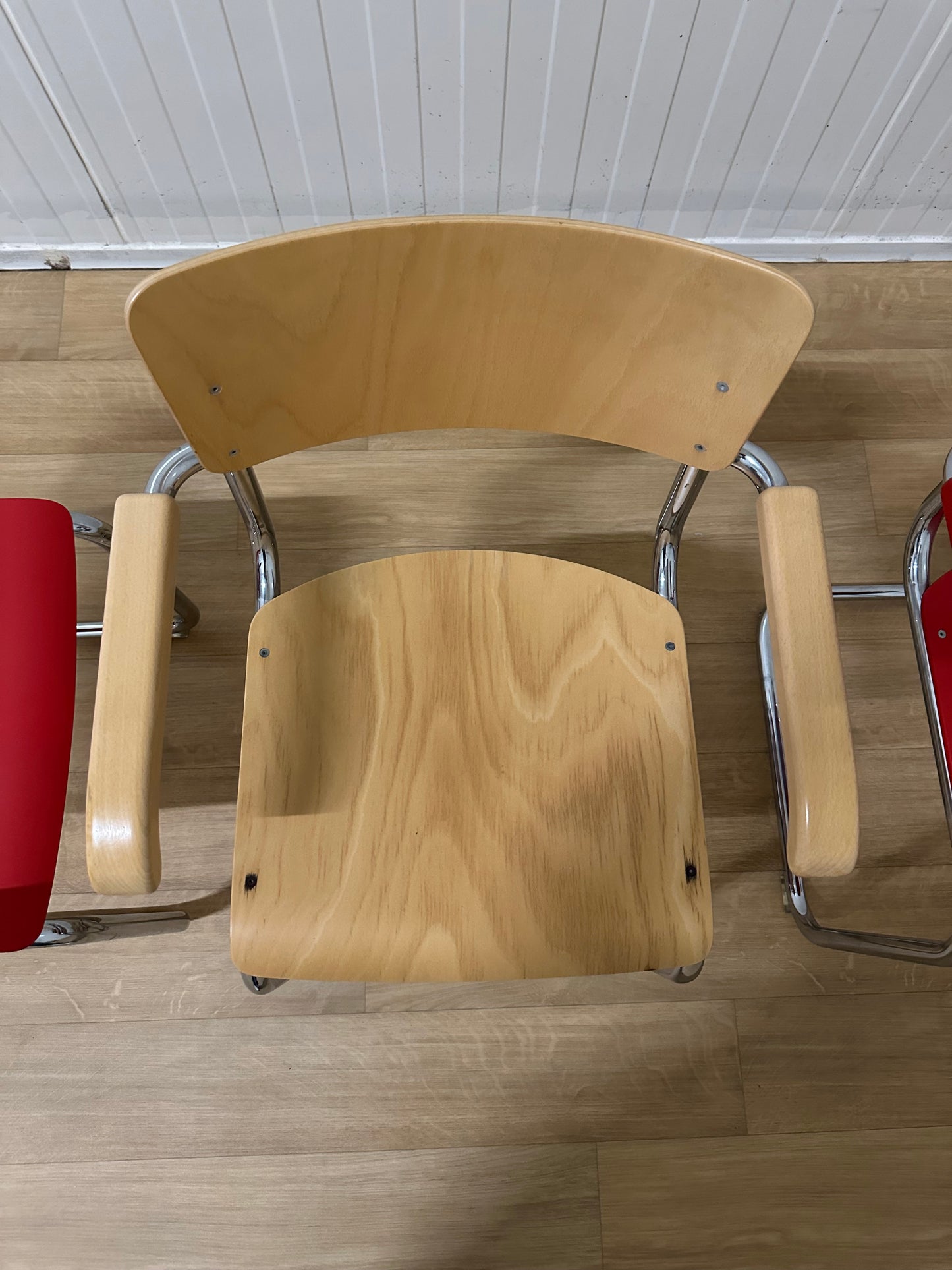 ZGAN 4x Thonet s 43 f stoelen