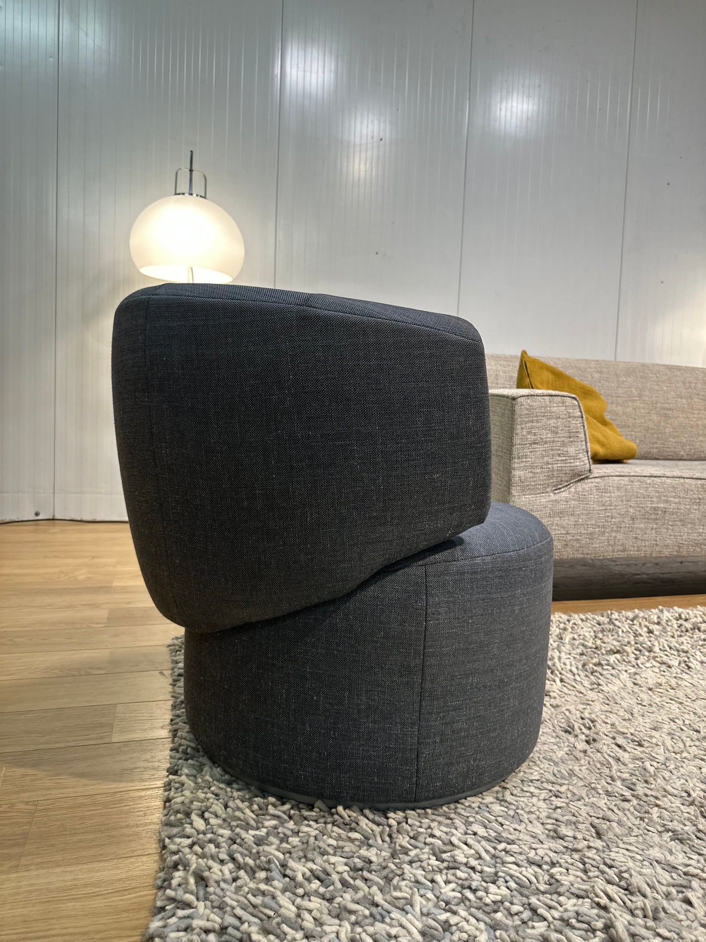 Rolf Benz 684 Draaifauteuil Jeansblauw – Nieuwstaat