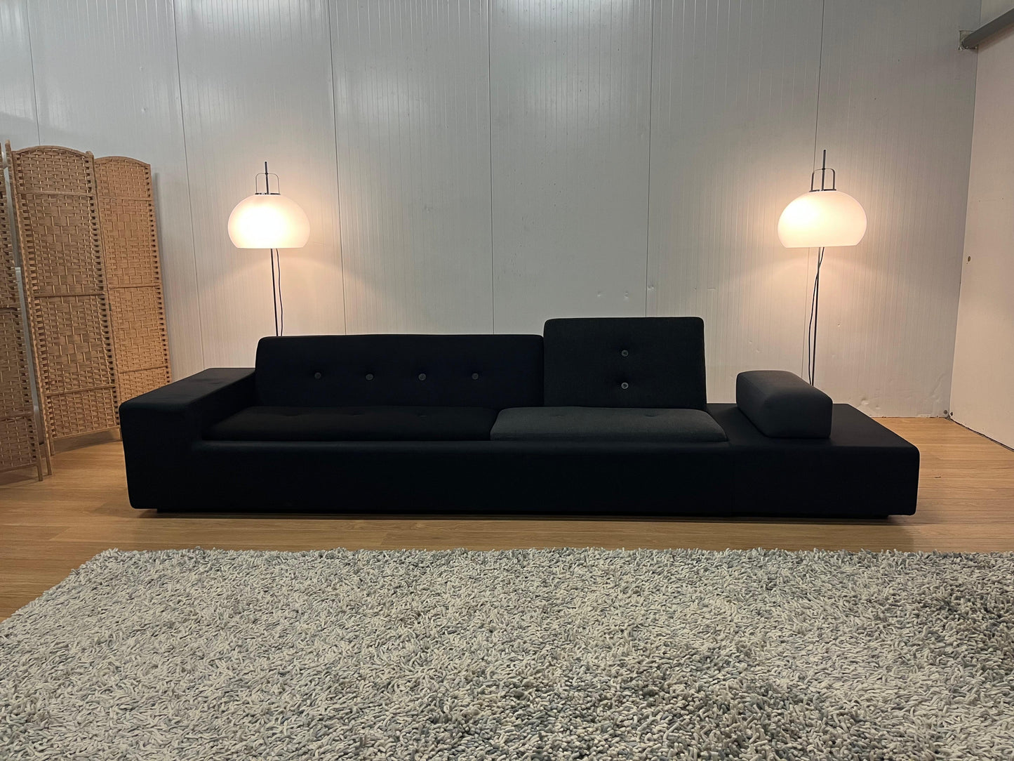 Vitra Poldersofa XXXL – Donkerblauw Mix | NP: €9.000