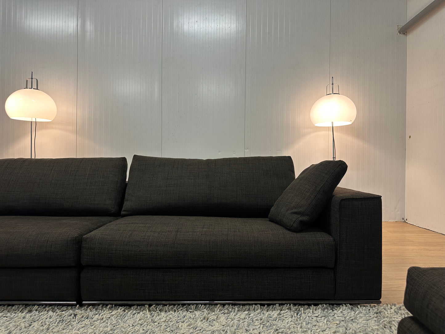 4-Delige Minotti Hamilton Set | Bank + Fauteuil + Hocker | Luxe Design Collectie