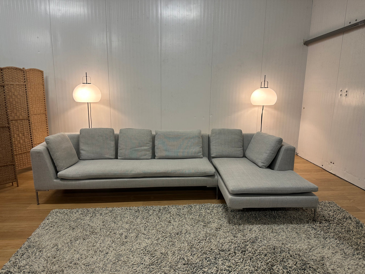 B&B Italia Charles hoekbank Grijs ~ Nieuwprijs €8.000