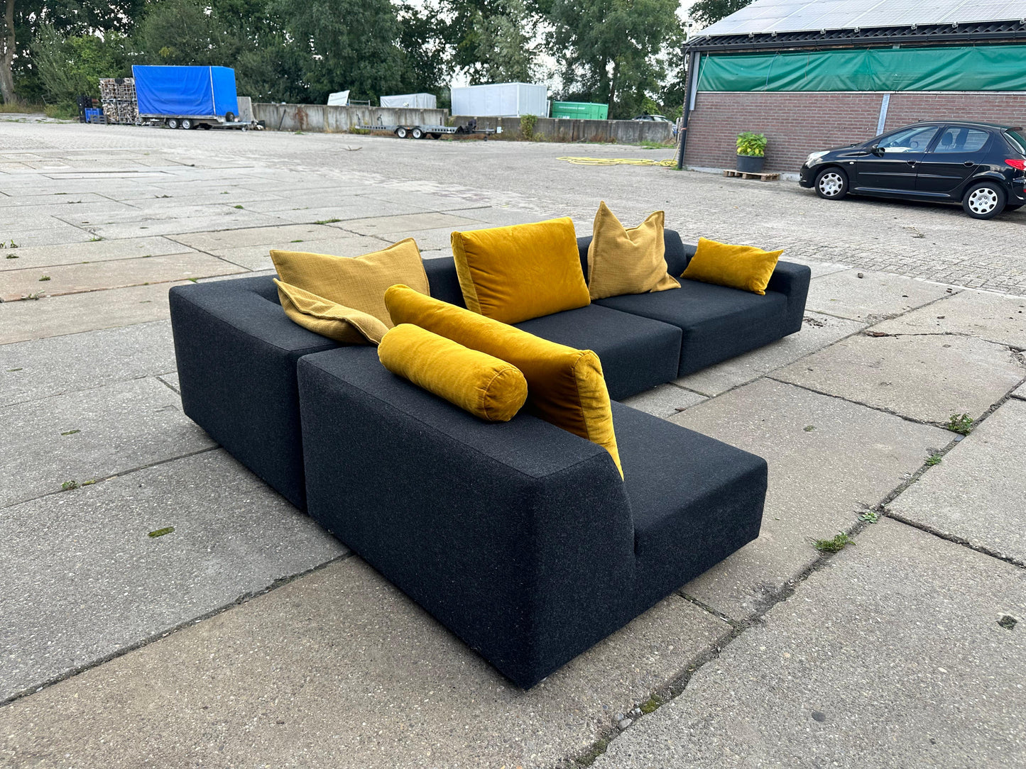 Sur & Plus Hoekbank + Rolf Benz Kussens – TOPDEAL