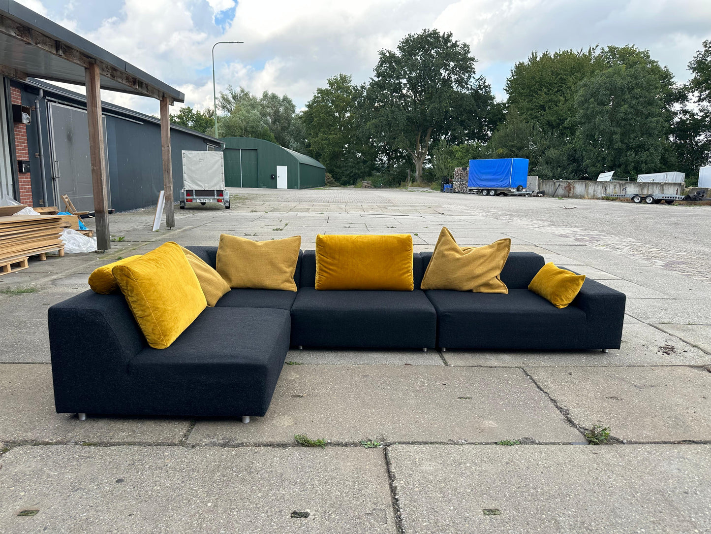 Sur & Plus Hoekbank + Rolf Benz Kussens – TOPDEAL