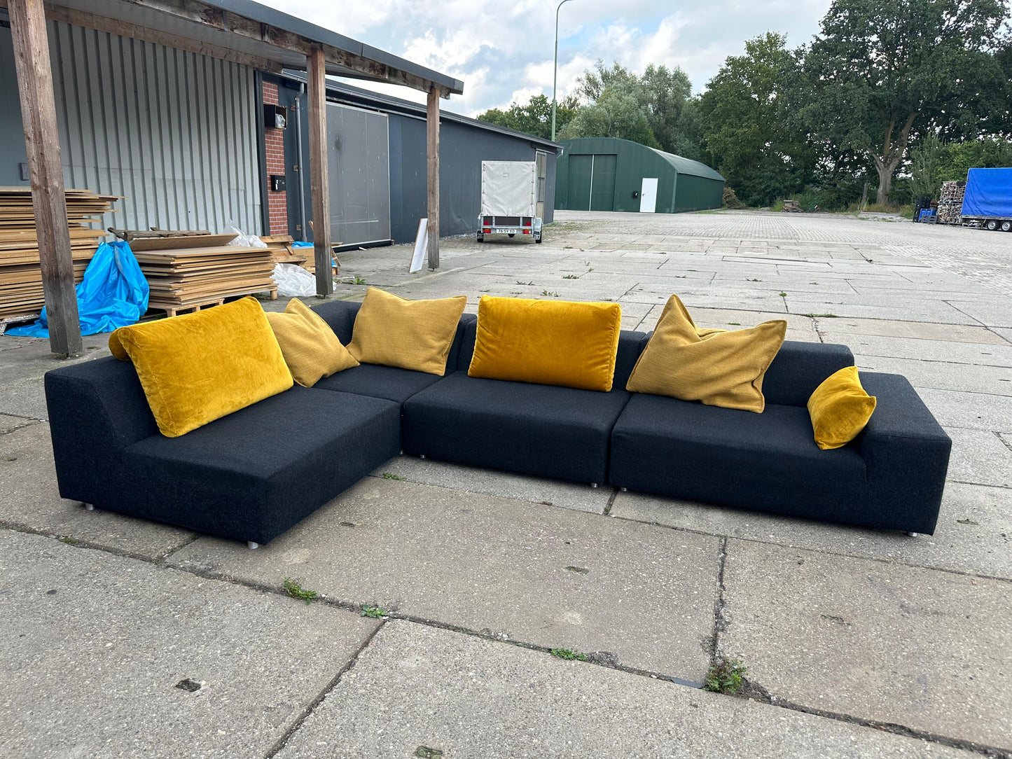 Sur & Plus Hoekbank + Rolf Benz Kussens – TOPDEAL