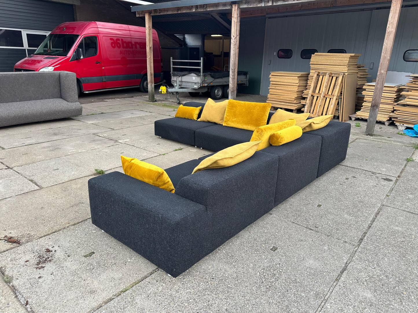 Sur & Plus Hoekbank + Rolf Benz Kussens – TOPDEAL