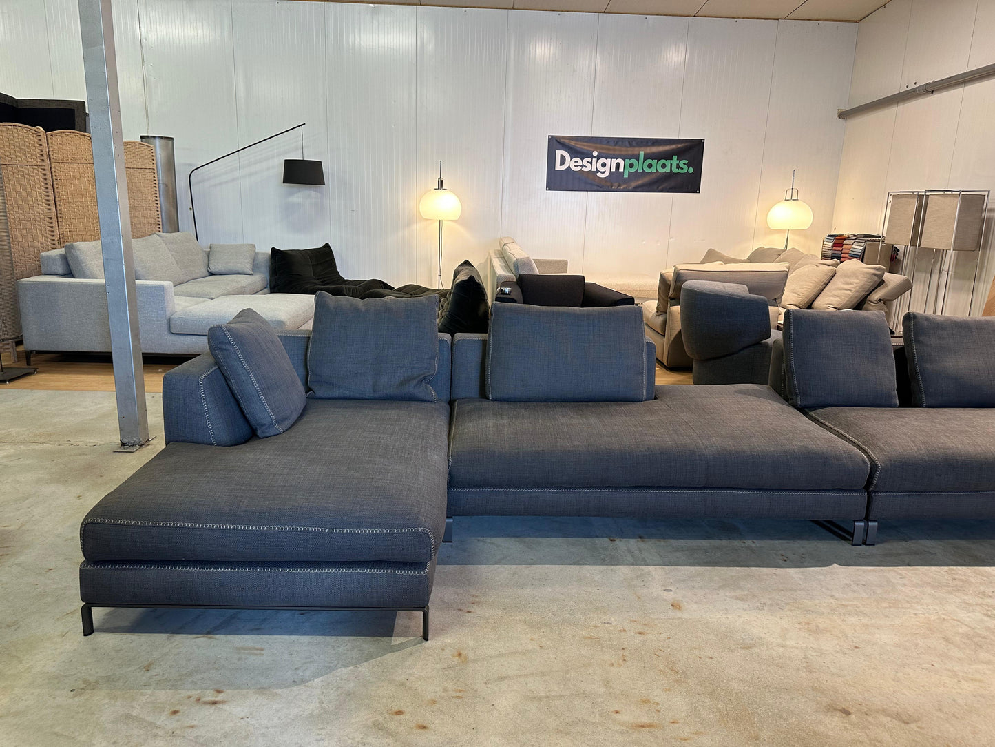 ZGAN B&B Italia Ray Modulaire Hoekbank – Antraciet