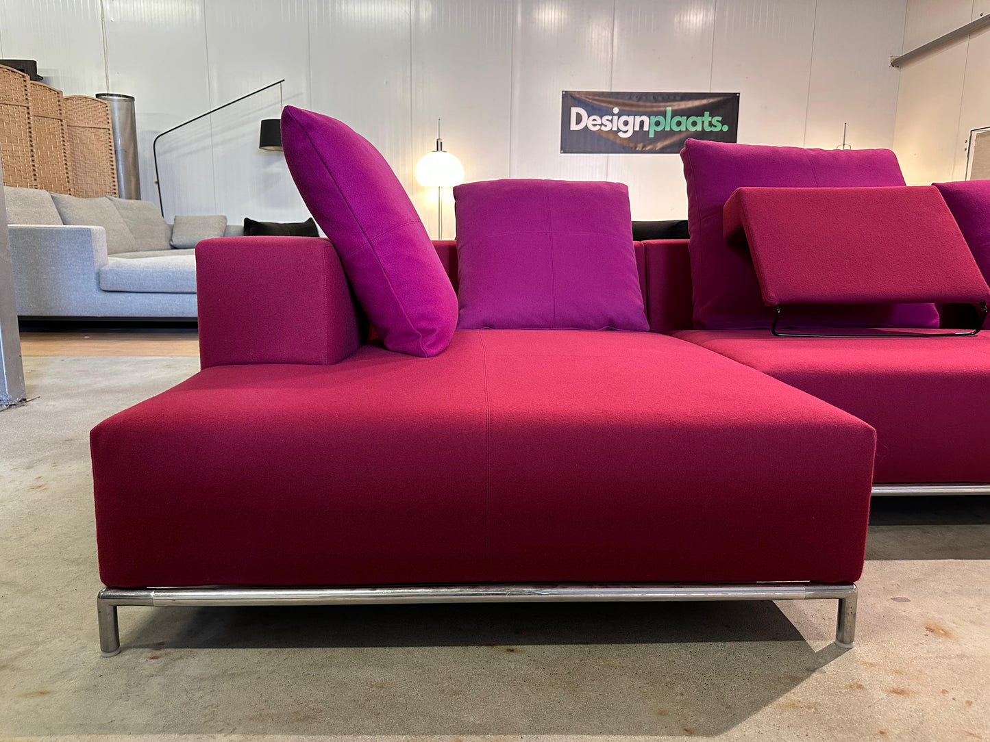 B&B Italia Fucsia Hoekbank Rood/Roze – NP: €12.999