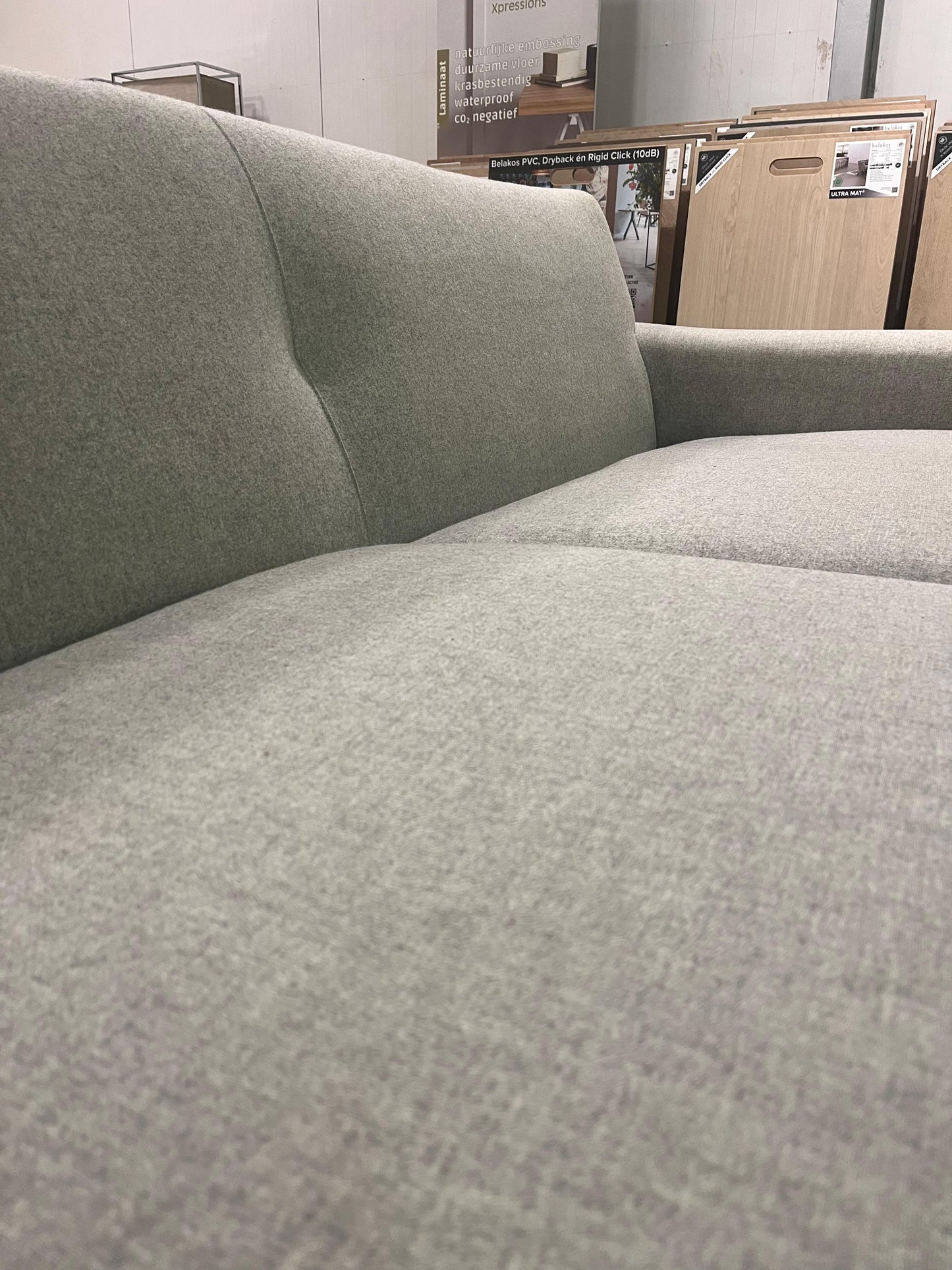 Minotti 2.5-Zits Bank Grijs Compact – NP: €7.000