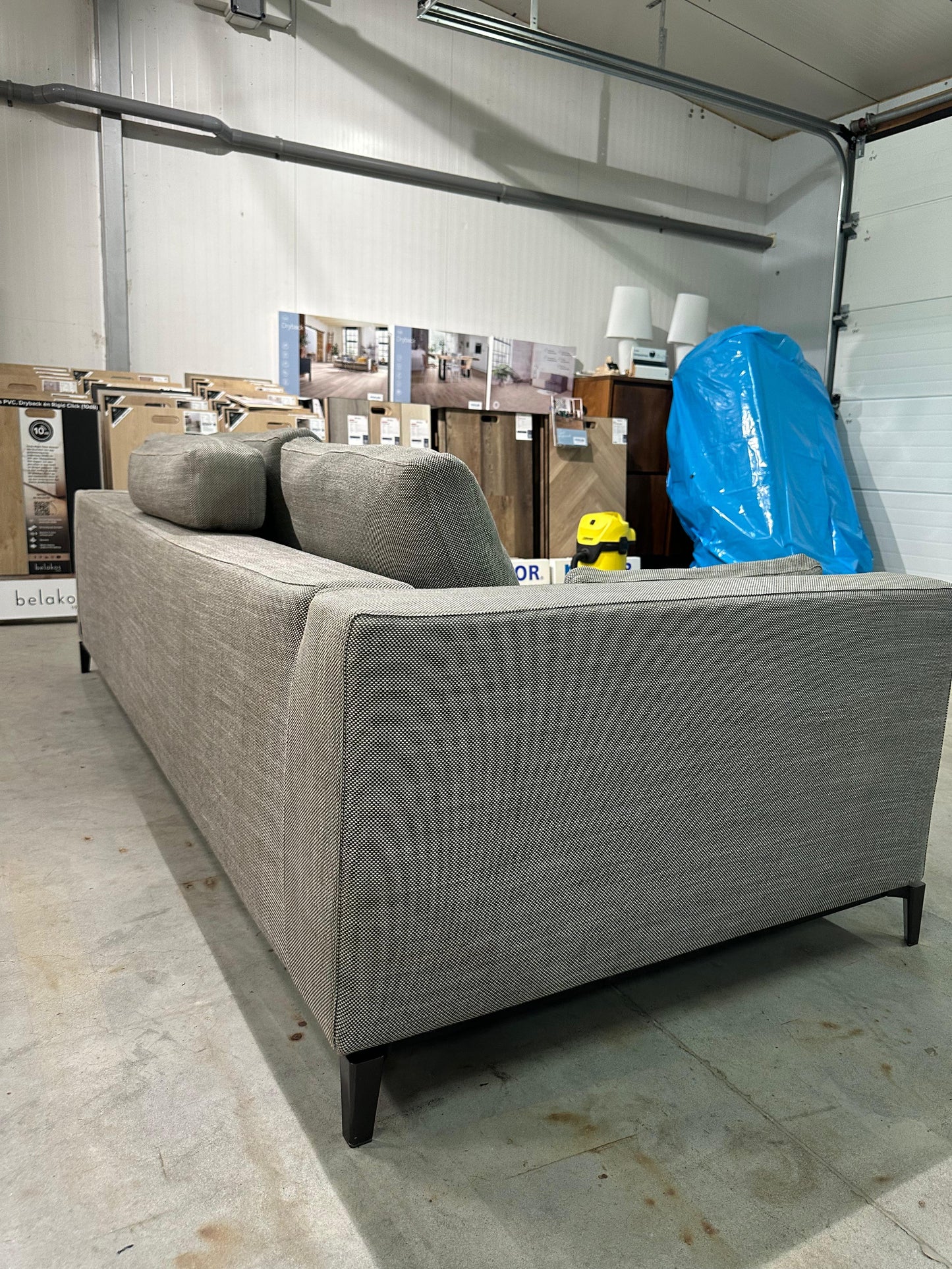 Minotti Andersen 3/4-Zits Grijs + Hoofdsteun – NP: €12.000
