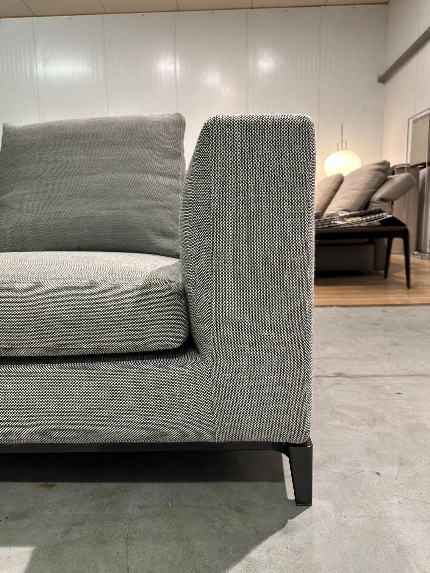 Minotti Andersen 3/4-Zits Grijs + Hoofdsteun – NP: €12.000