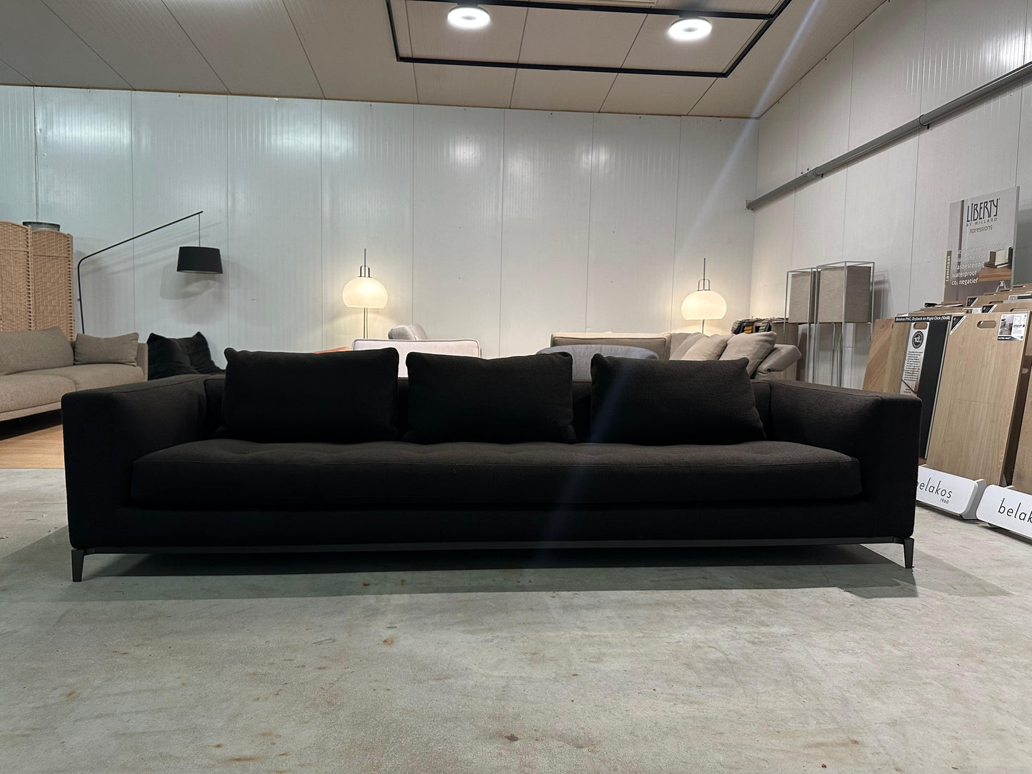 ZGAN Minotti Andersen Quilt 5-Zits Mokka – NP: €16.000