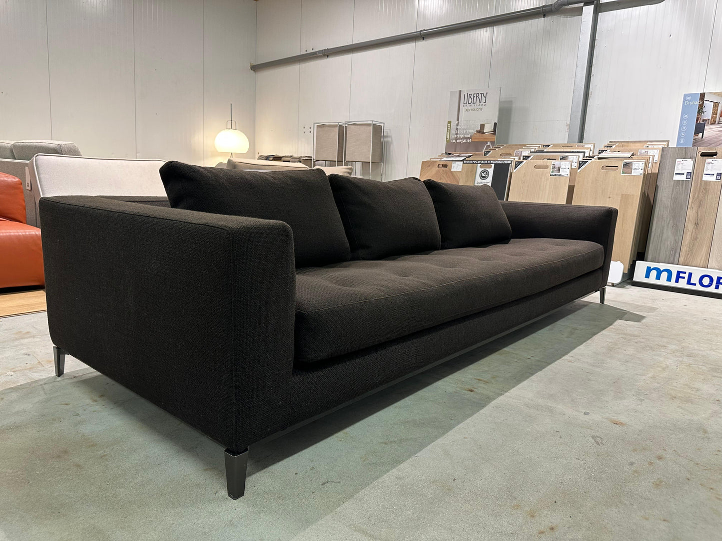 ZGAN Minotti Andersen Quilt 5-Zits Mokka – NP: €16.000