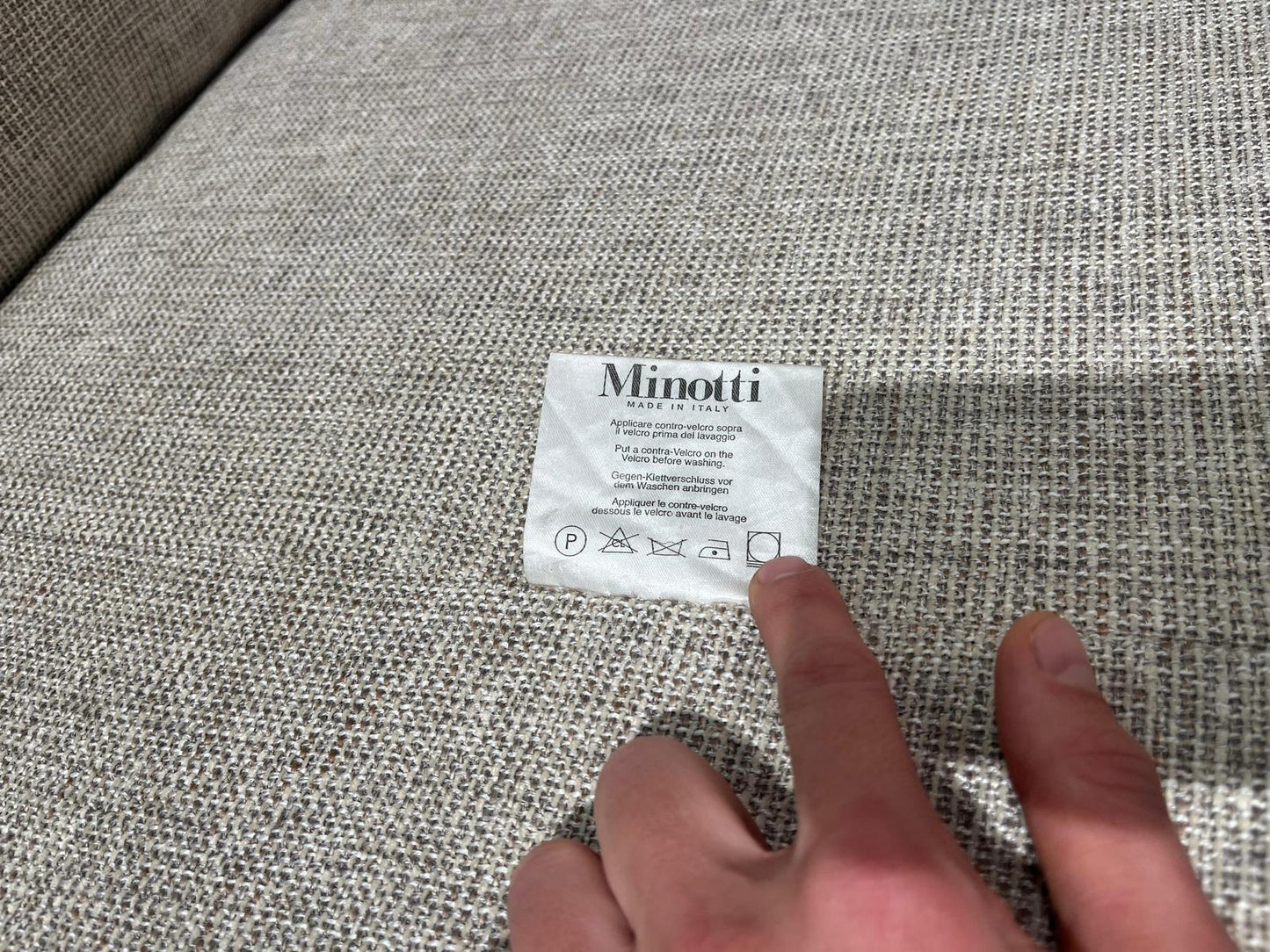 NIEUW Minotti Andersen Loveseat + GARANTIE NP €11.500
