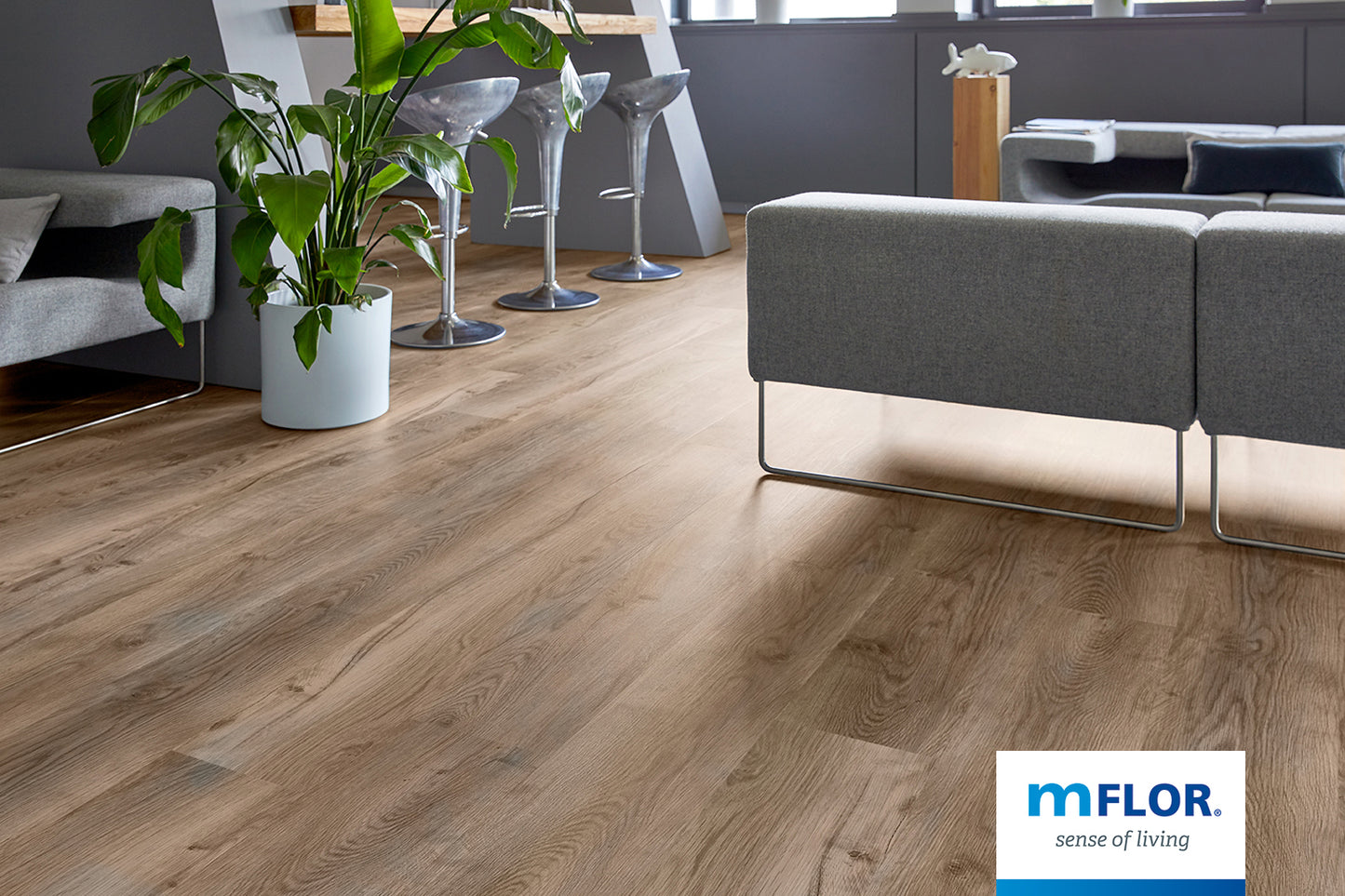 Lijm PVC mFLOR Bramber Chestnut 81601 Nutmeg