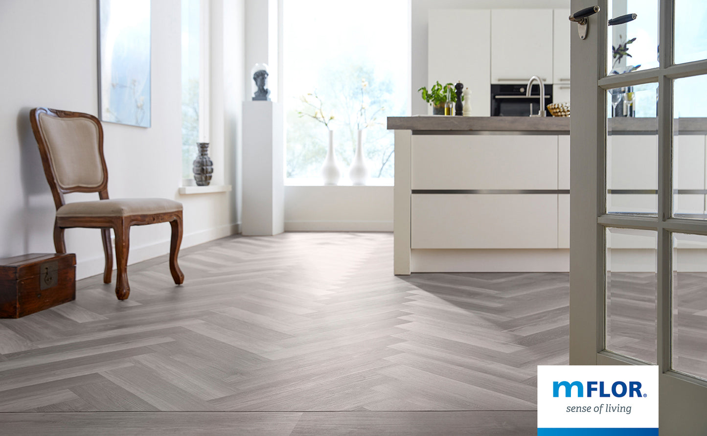 mFLOR Parva Broad Leaf 40828 Grey Sycamore