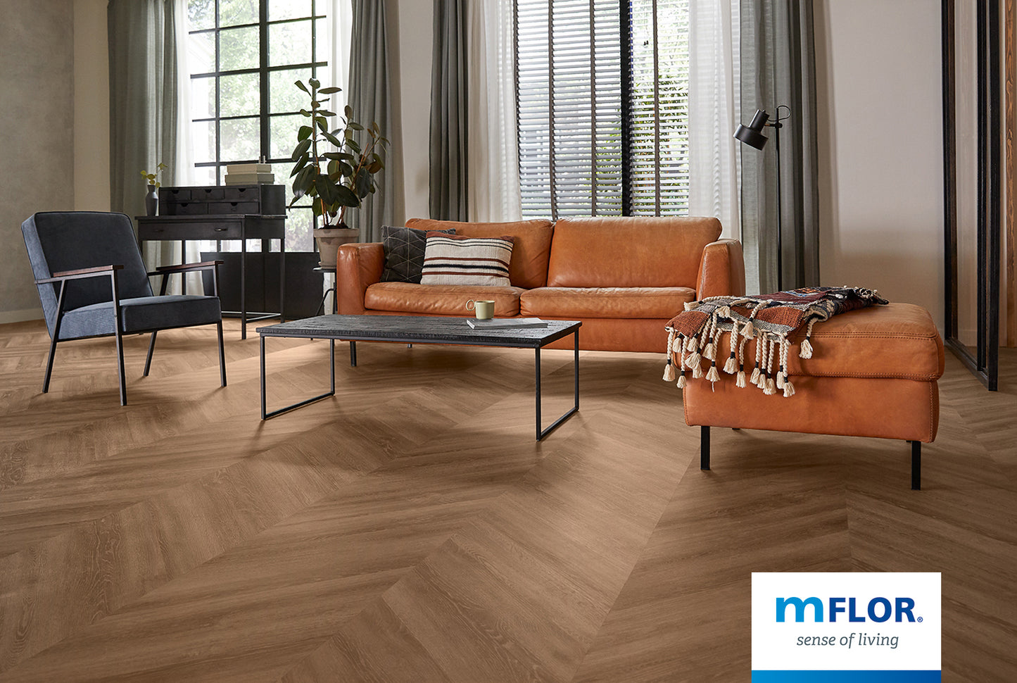 mFLOR Parva Oak Chevron 42216 Liguria