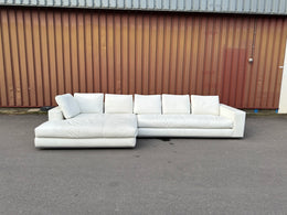 ZGAN Minotti Hamilton | Wit Leer | NP: €30.000