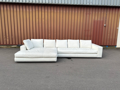 ZGAN Minotti Hamilton | Wit Leer | NP: €30.000