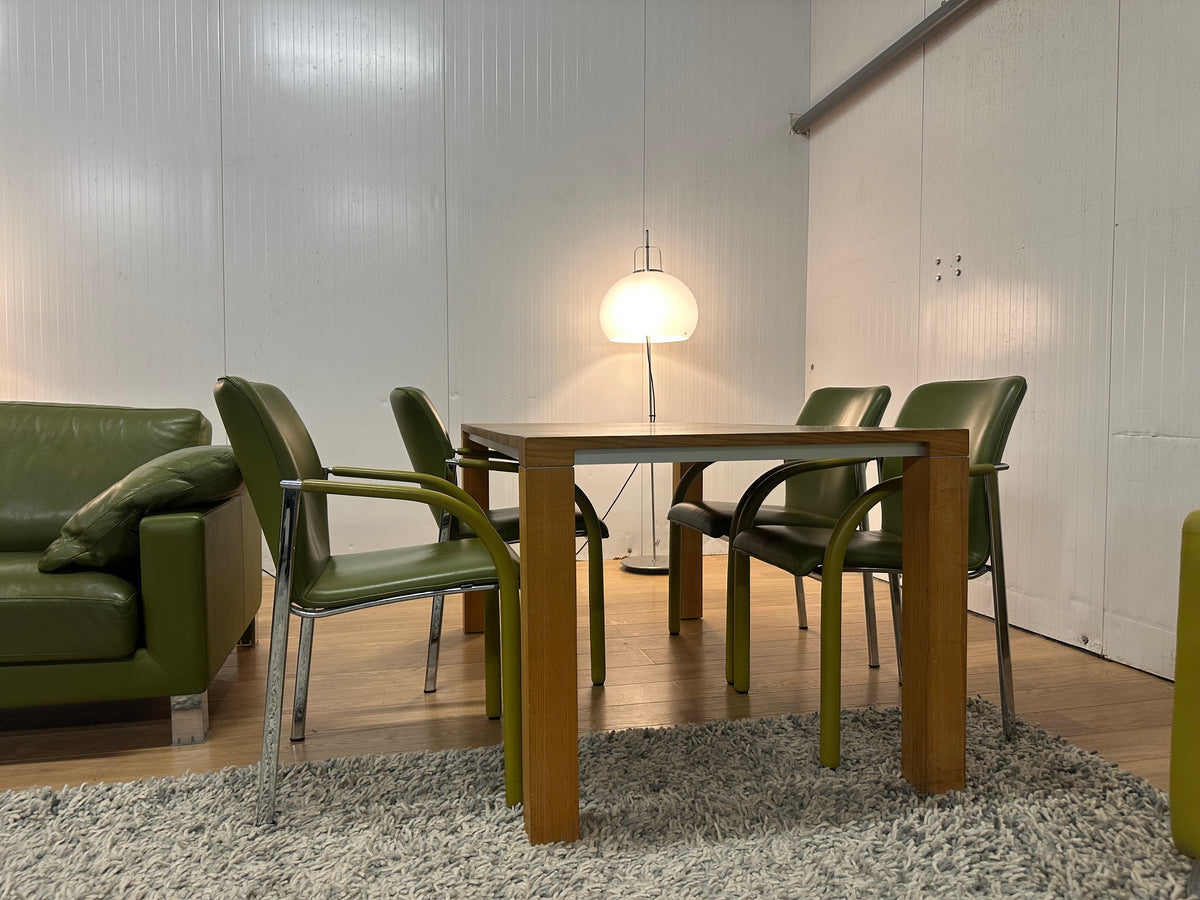 Complete Leolux Set Groen | Bank, Tafel, Stoelen & Fauteuils
