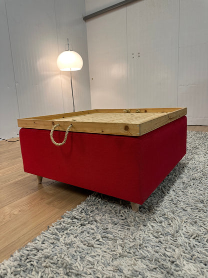 Zitmaxx Design Hocker / Poef + op maat gemaakt tafelblad