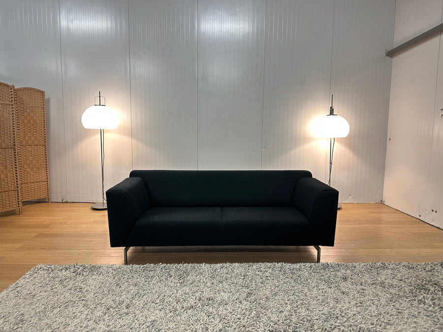 Rolf Benz Linea 3-zitsbank Zwart Stof - Tijdloos Design